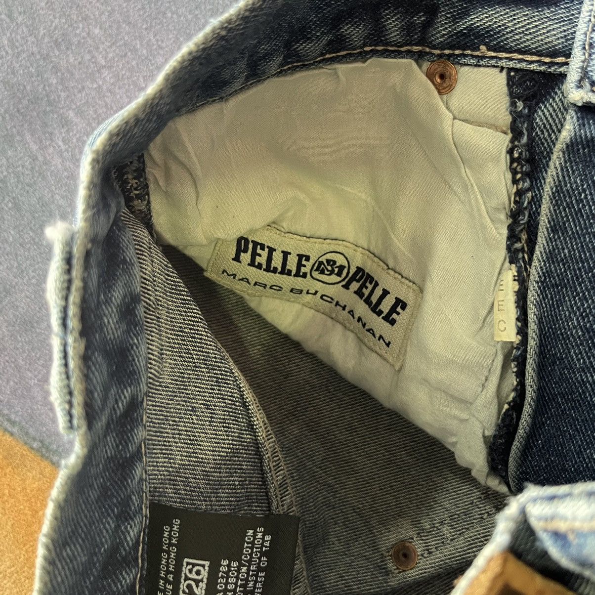 JNCO × Pelle Pelle Vintage Pelle Pelle Embroided Logo Baggy Jeans Size 26" / US 2 / IT 38 - 21 Thumbnail