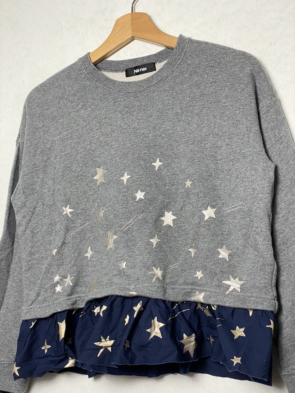 Issey Miyake Vintage Ne-net Issey Miyake Stars Crewneck Size S / US 4 / IT 40 - 2 Thumbnail