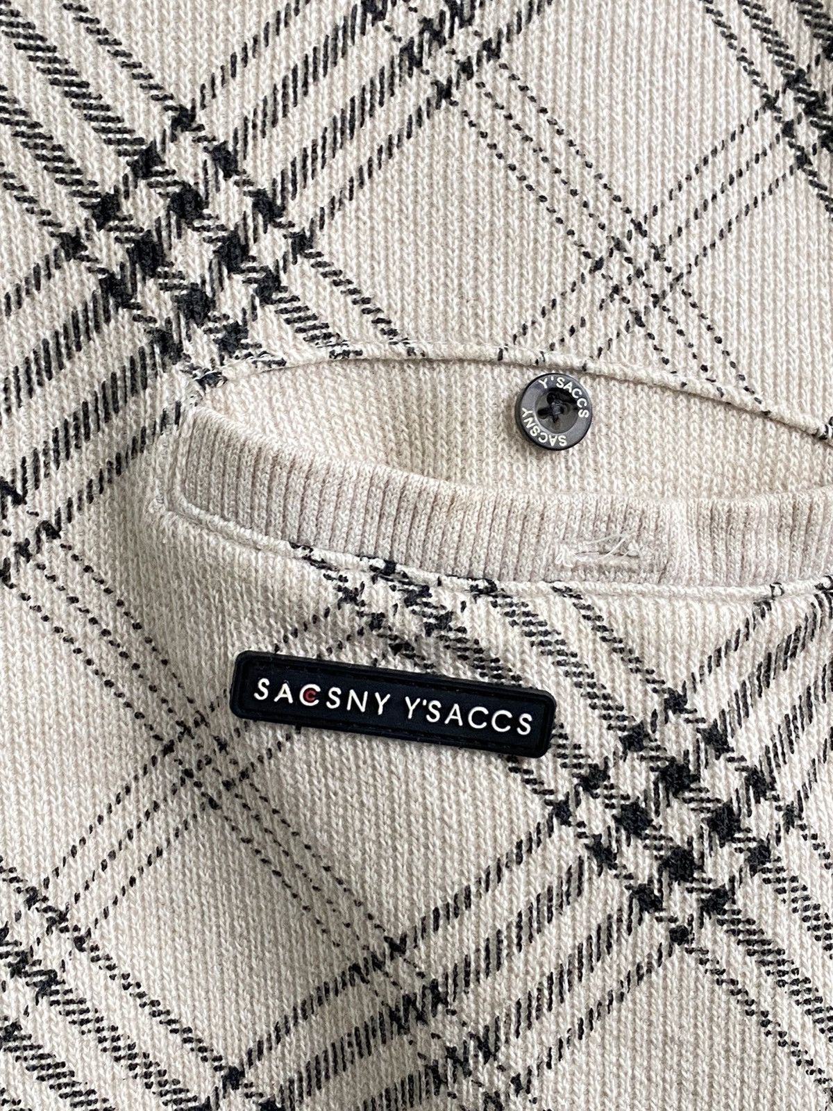 Vintage × Y's for Men × Yohji Yamamoto Vintage Yohji Yamamoto Sacsny Ysaccs Crewneck Size US L / EU 52-54 / 3 - 3 Thumbnail