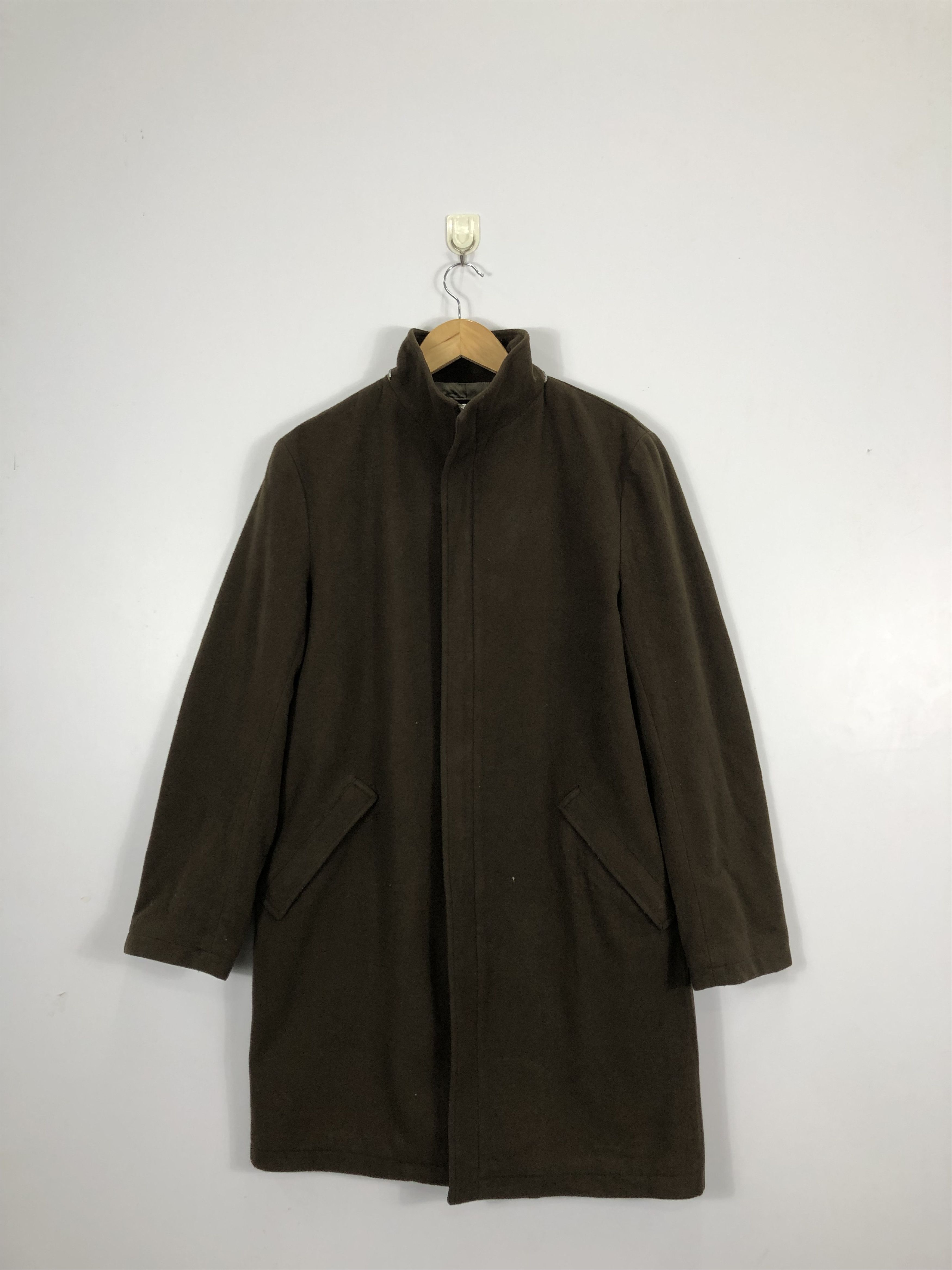 image of Vintage Ined Yohji Yamamoto Long Jacket in Black, Men's (Size Large)