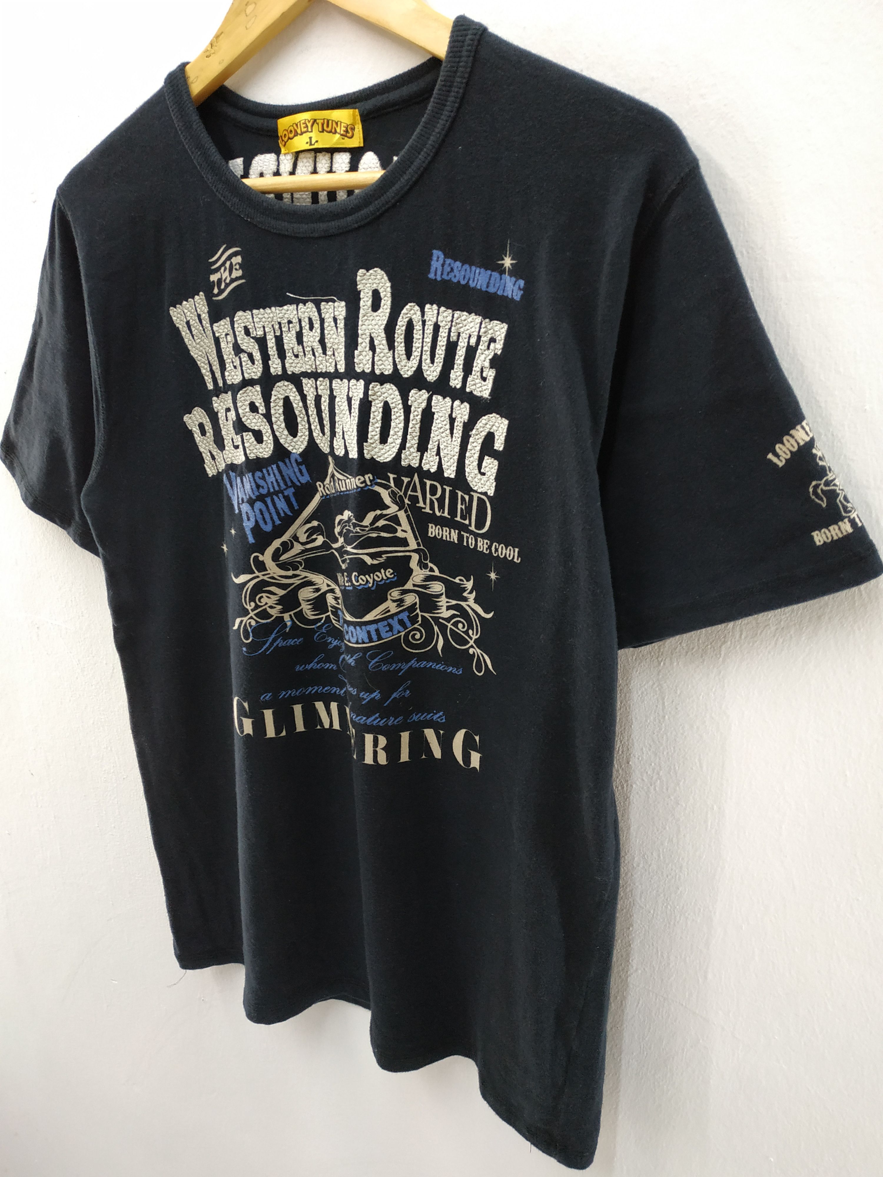 Cartoon Network Looney Tunes Wile E. Cayote Road Runner T-Shirt Size US M / EU 48-50 / 2 - 2 Thumbnail
