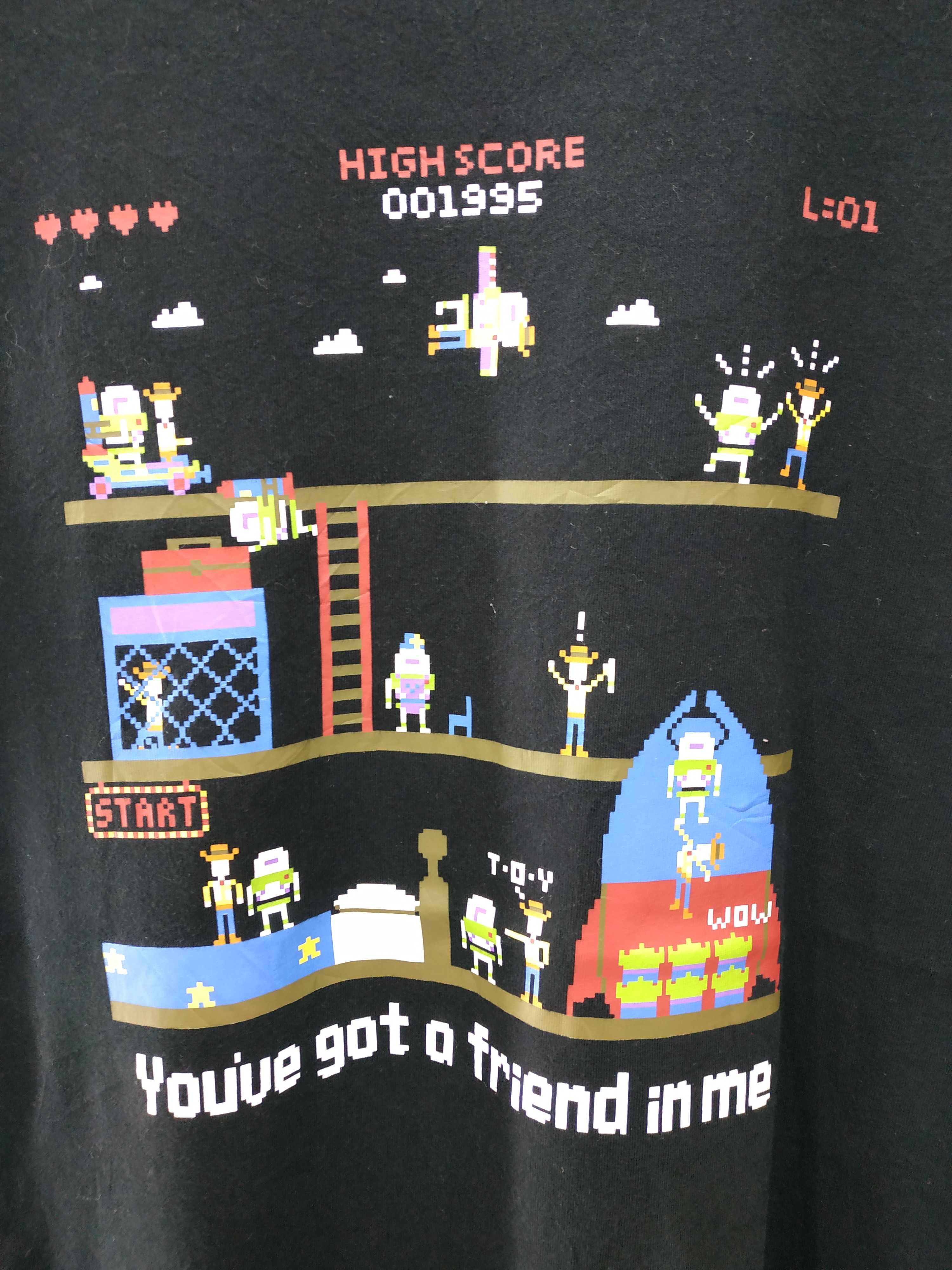 Disney × Japanese Brand × Uniqlo Uniqlo X Disney Pixar Toys Story Parody Donkey Kong T-Shirt Size US L / EU 52-54 / 3 - 3 Thumbnail