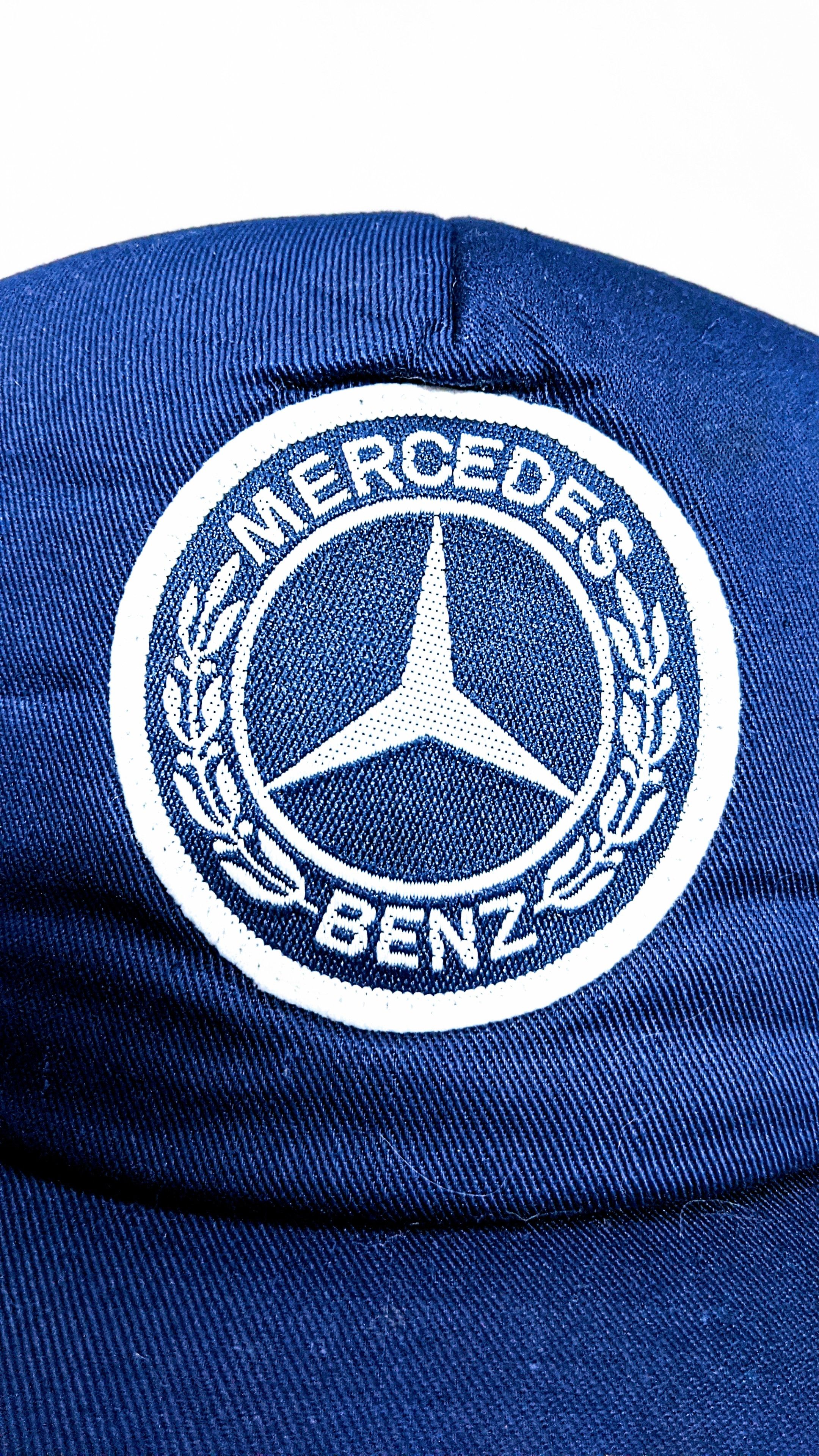 Mercedes-Benz Vintage Rare Big Logo Mercedes Benz Cap Size ONE SIZE - 7 Thumbnail
