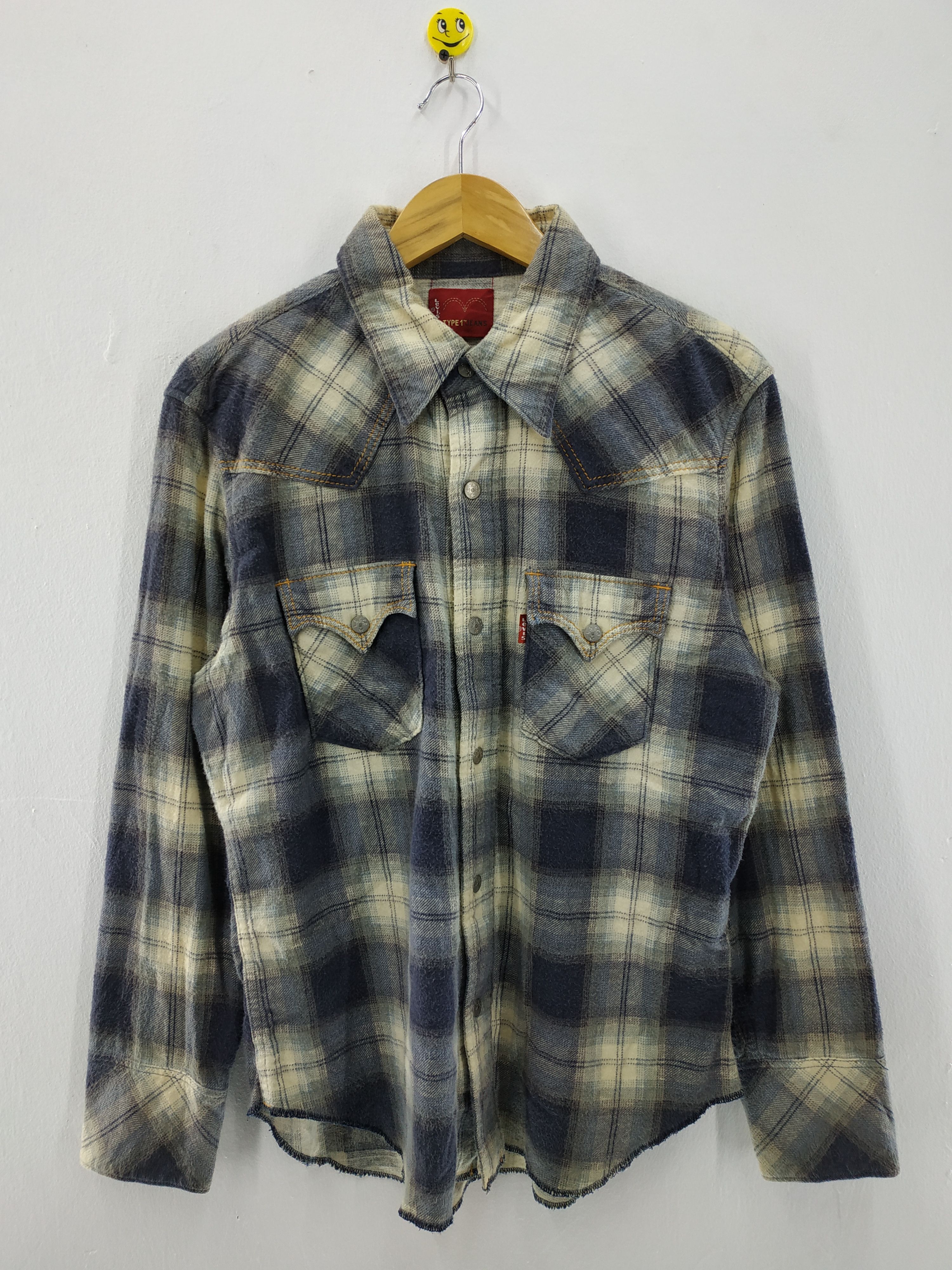 Levi's Vintage Y2K Levi's Checked Western Shirt Size US L / EU 52-54 / 3 - 1 Thumbnail