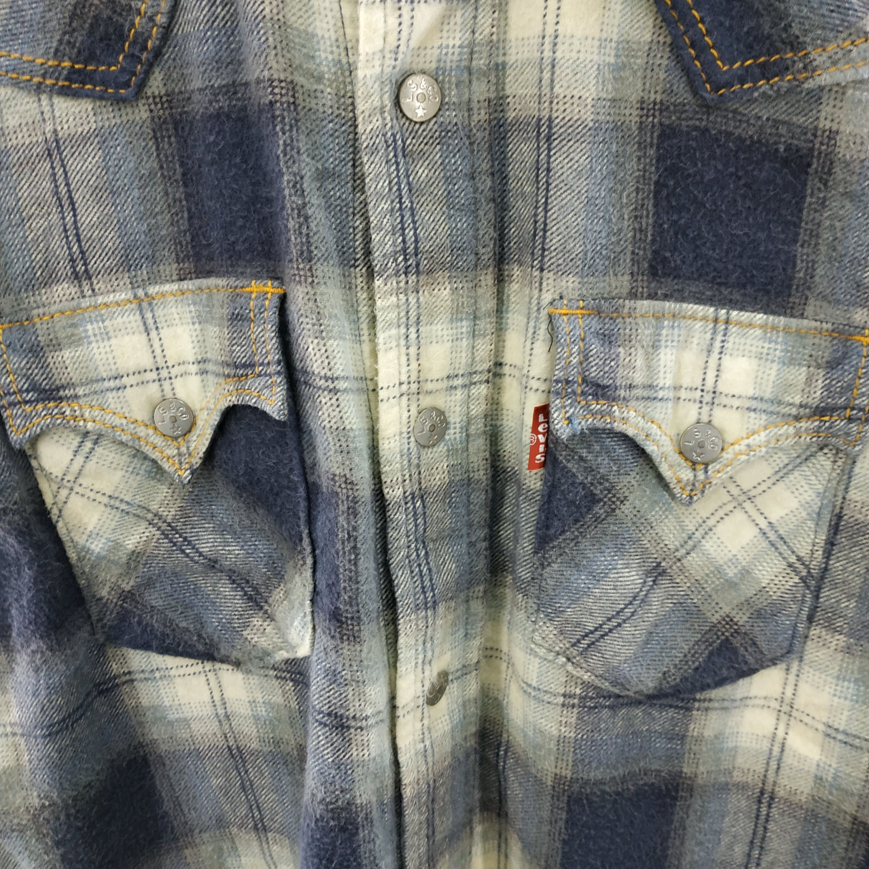 Levi's Vintage Y2K Levi's Checked Western Shirt Size US L / EU 52-54 / 3 - 4 Thumbnail