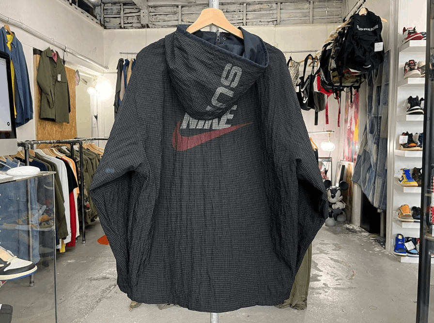 Supreme × NIKE JEWEL REVERSIBLE RIPSTOP ANORAK BLACK XL