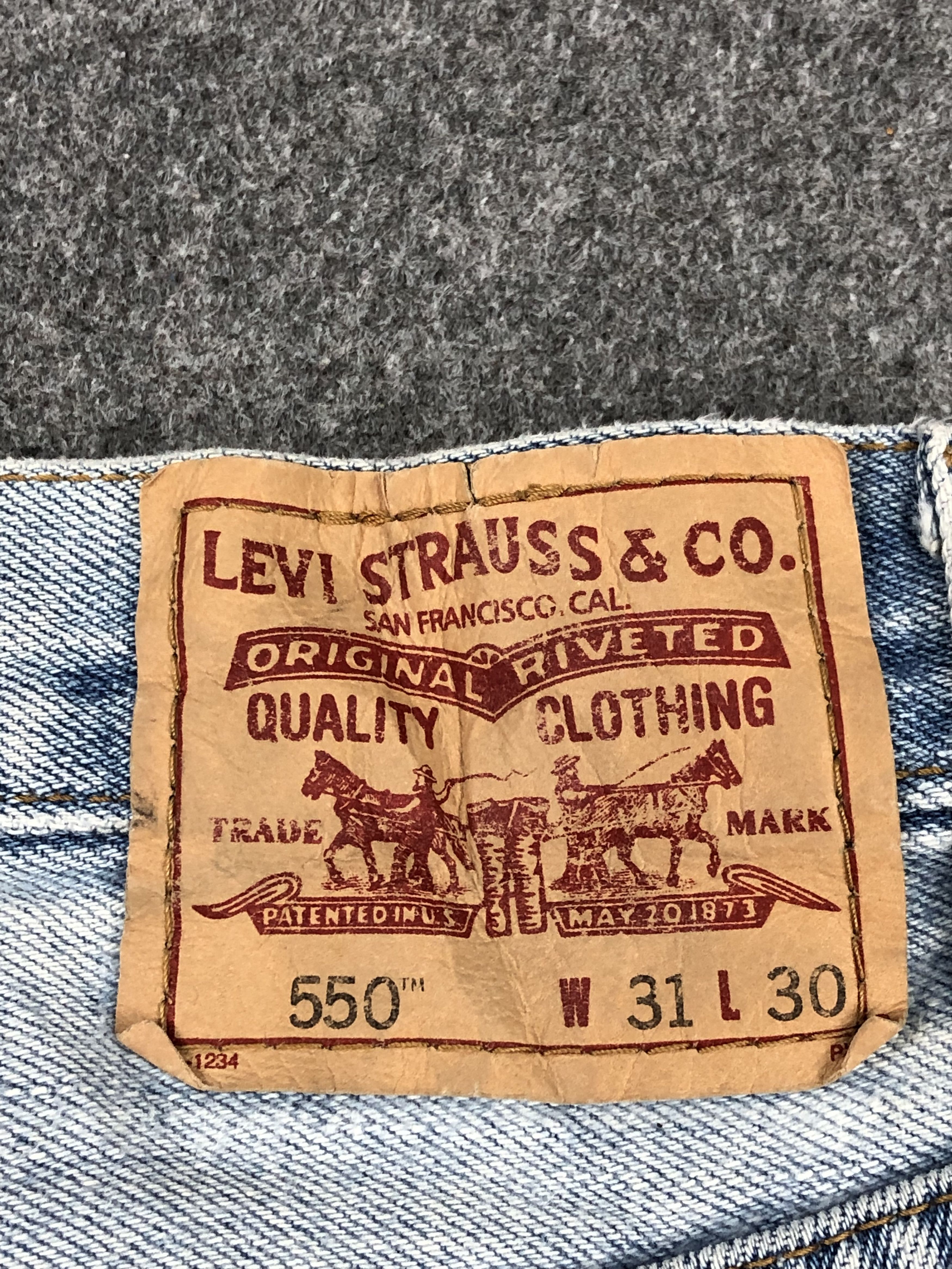 Levi's × Vintage Vintage Levis 550 Faded Blue Jeans DP1483 Size US 31 - 5 Thumbnail