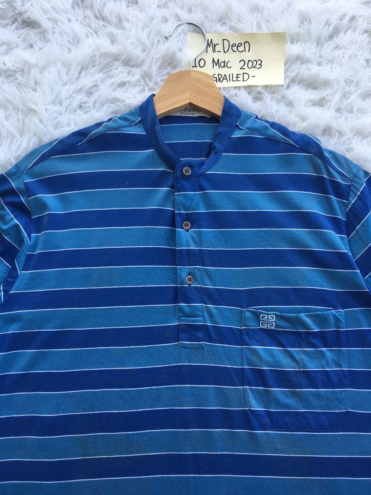 Givenchy Rare Vintage Givenchy Gentleman Paris Shirt Size US L / EU 52-54 / 3 - 6 Thumbnail