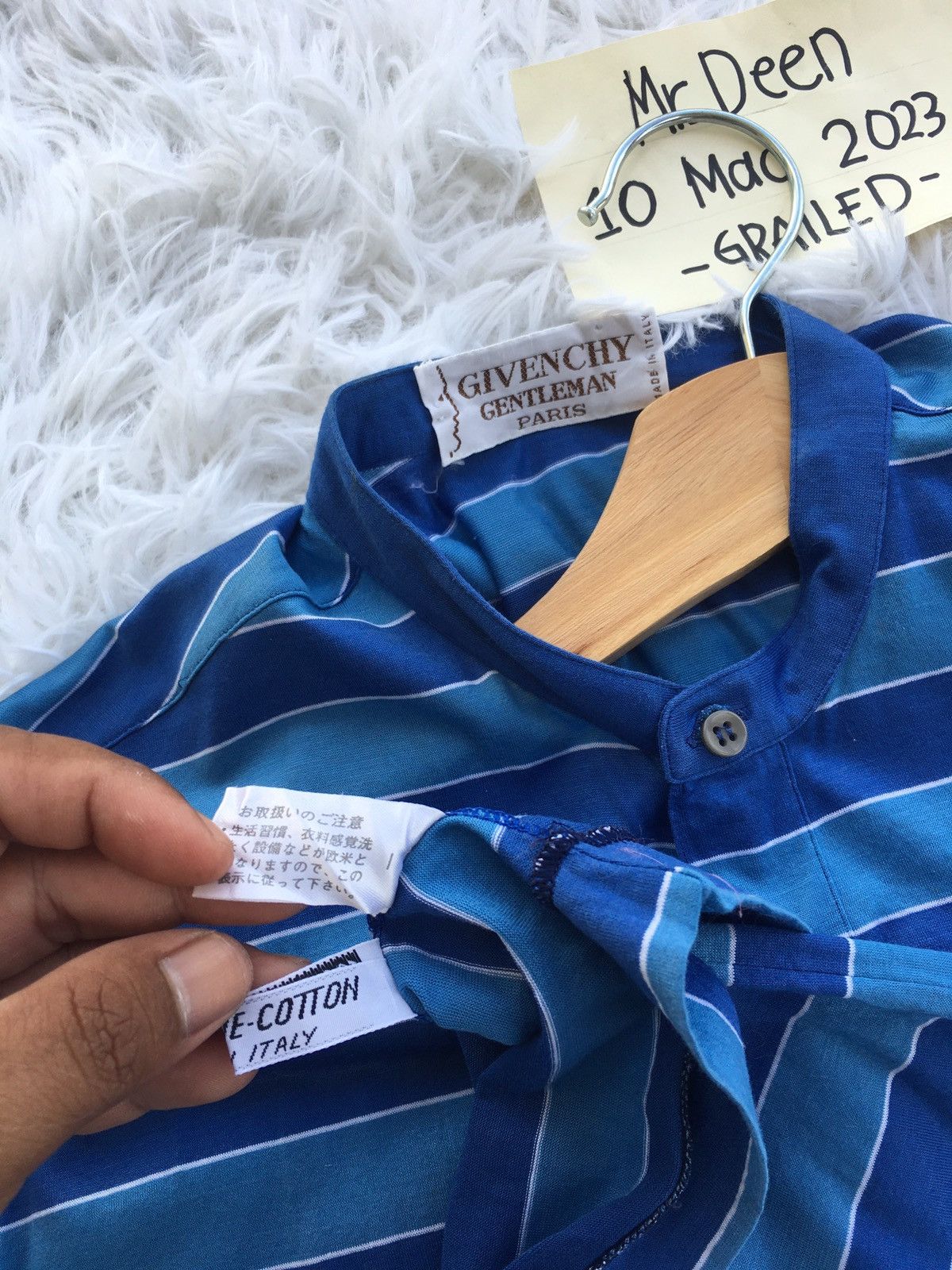Givenchy Rare Vintage Givenchy Gentleman Paris Shirt Size US L / EU 52-54 / 3 - 12 Thumbnail