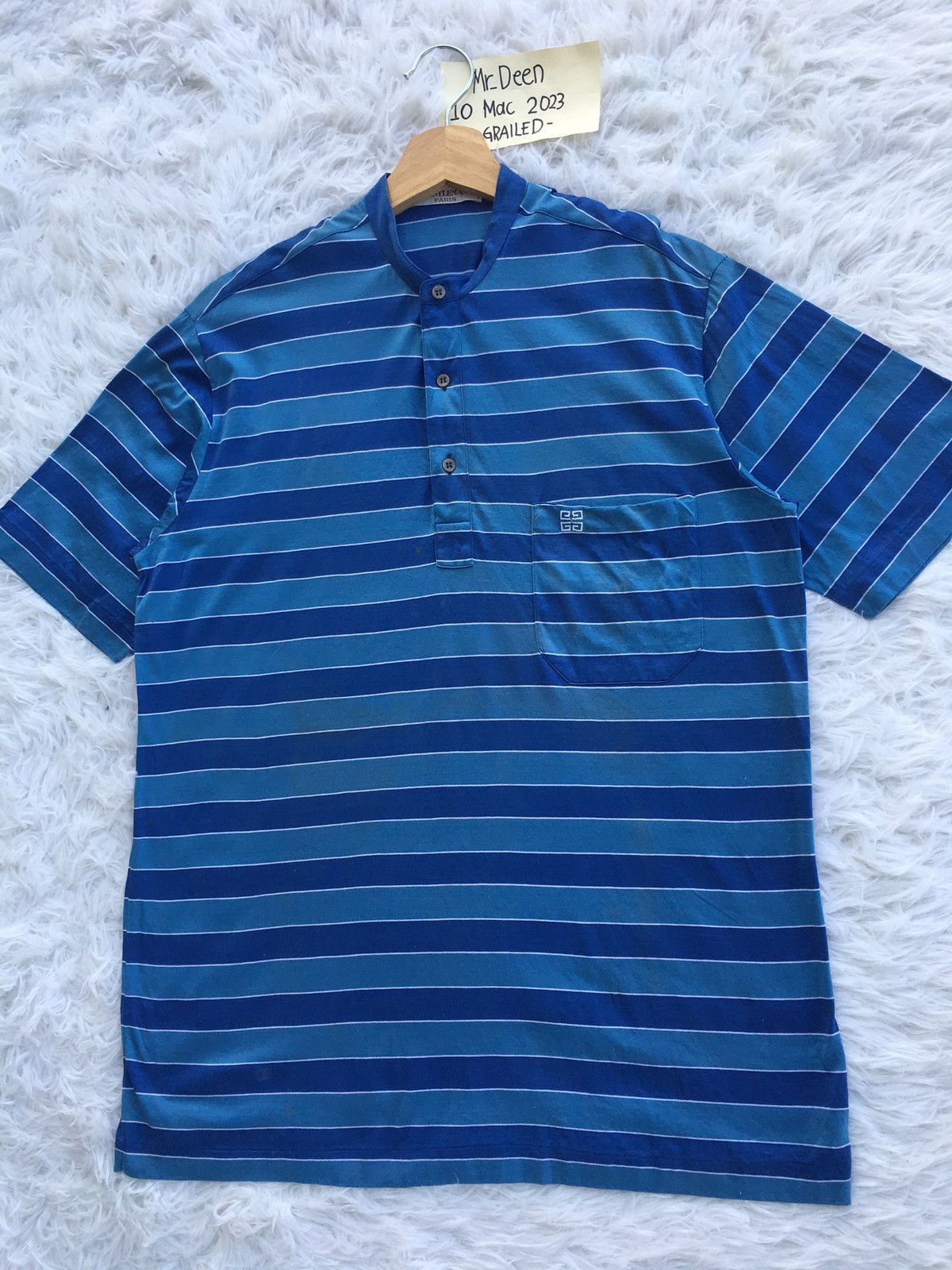 Givenchy Rare Vintage Givenchy Gentleman Paris Shirt Size US L / EU 52-54 / 3 - 3 Thumbnail