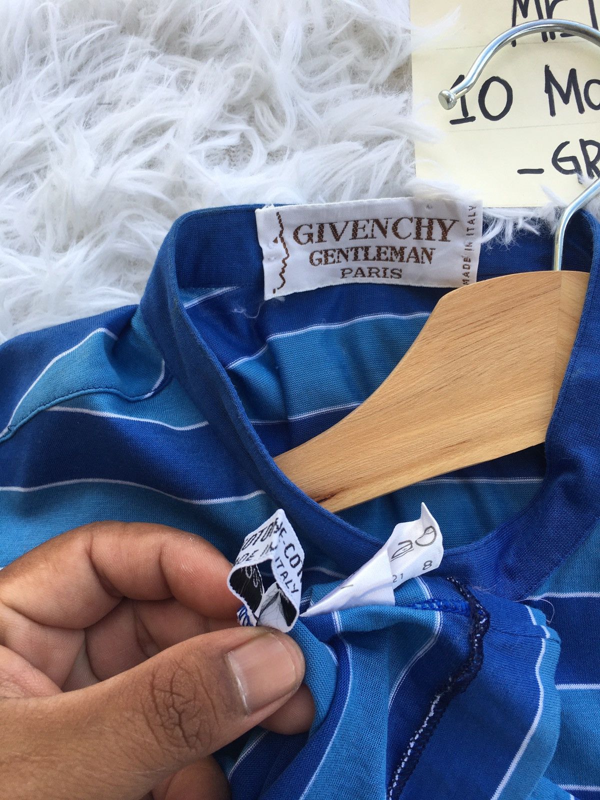 Givenchy Rare Vintage Givenchy Gentleman Paris Shirt Size US L / EU 52-54 / 3 - 16 Thumbnail