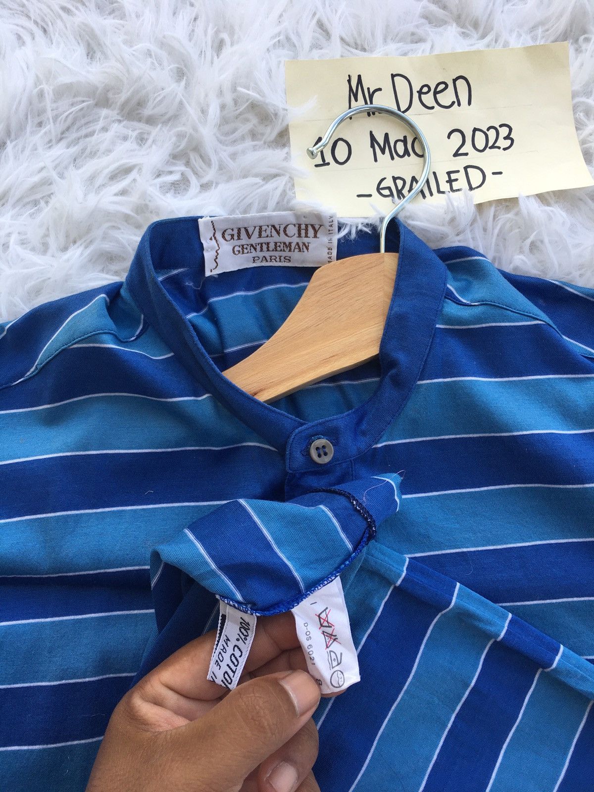 Givenchy Rare Vintage Givenchy Gentleman Paris Shirt Size US L / EU 52-54 / 3 - 10 Thumbnail