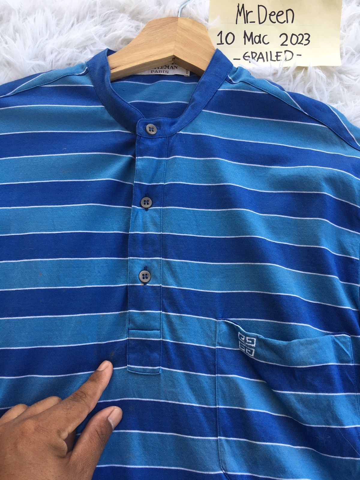 Givenchy Rare Vintage Givenchy Gentleman Paris Shirt Size US L / EU 52-54 / 3 - 17 Thumbnail