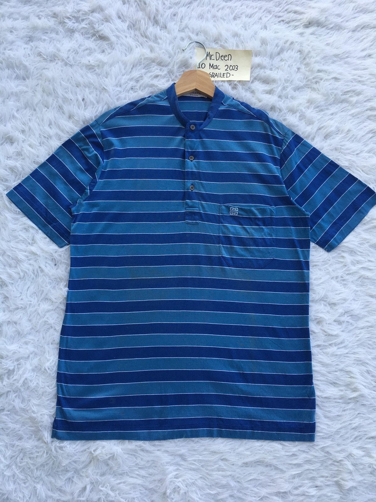 Givenchy Rare Vintage Givenchy Gentleman Paris Shirt Size US L / EU 52-54 / 3 - 1 Thumbnail