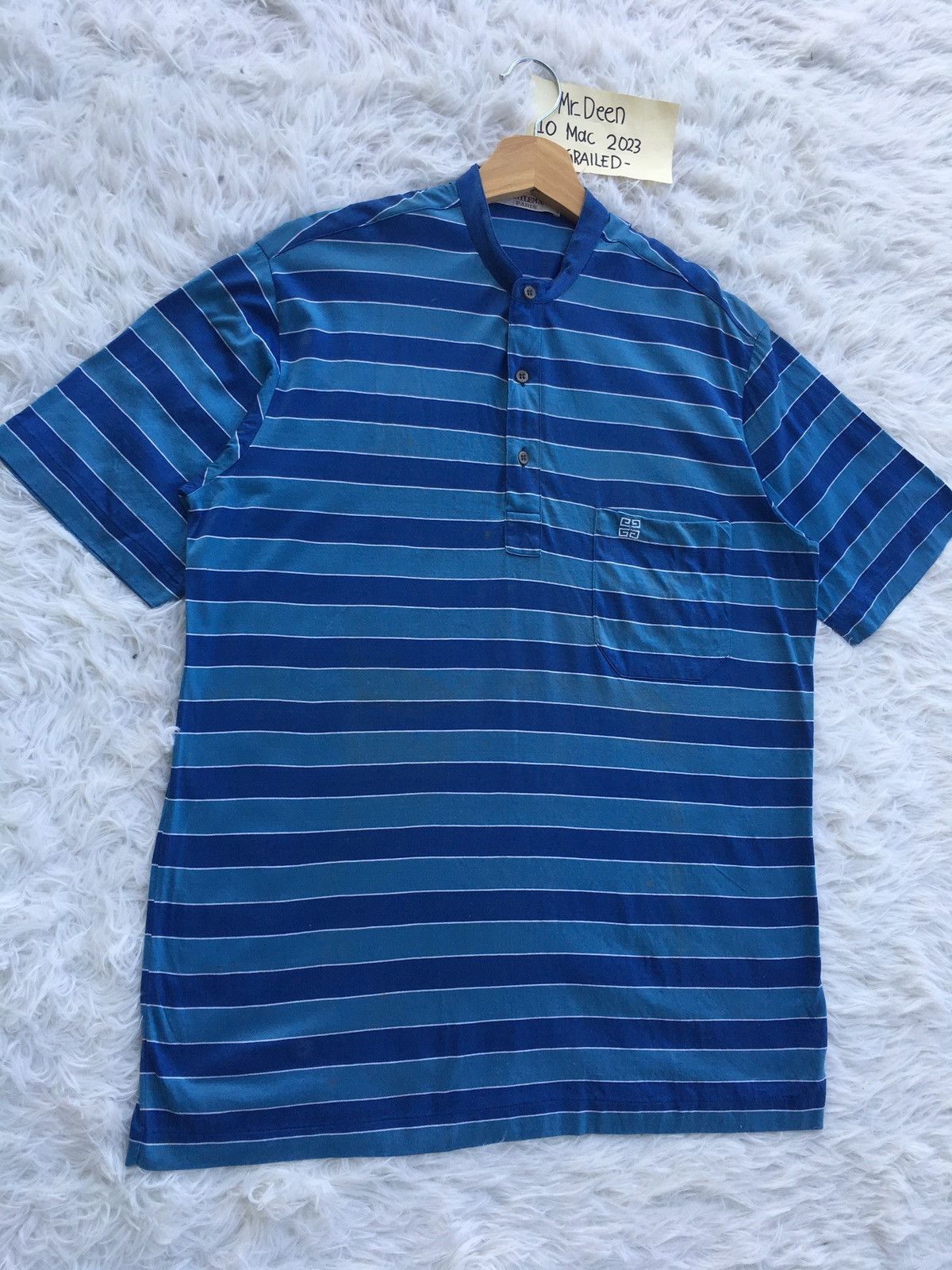 Givenchy Rare Vintage Givenchy Gentleman Paris Shirt Size US L / EU 52-54 / 3 - 2 Thumbnail
