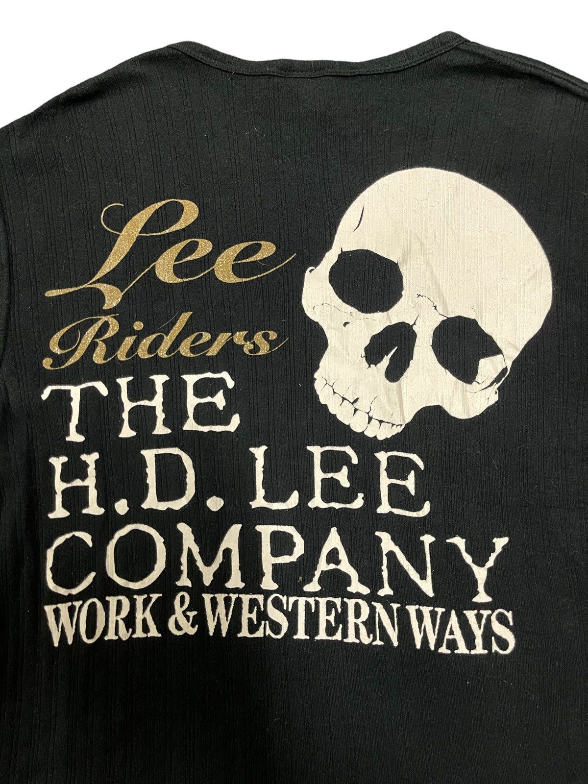 Lee Vintage Lee Riders Brave Cowboy Big Print Skull Size S / US 4 / IT 40 - 3 Thumbnail