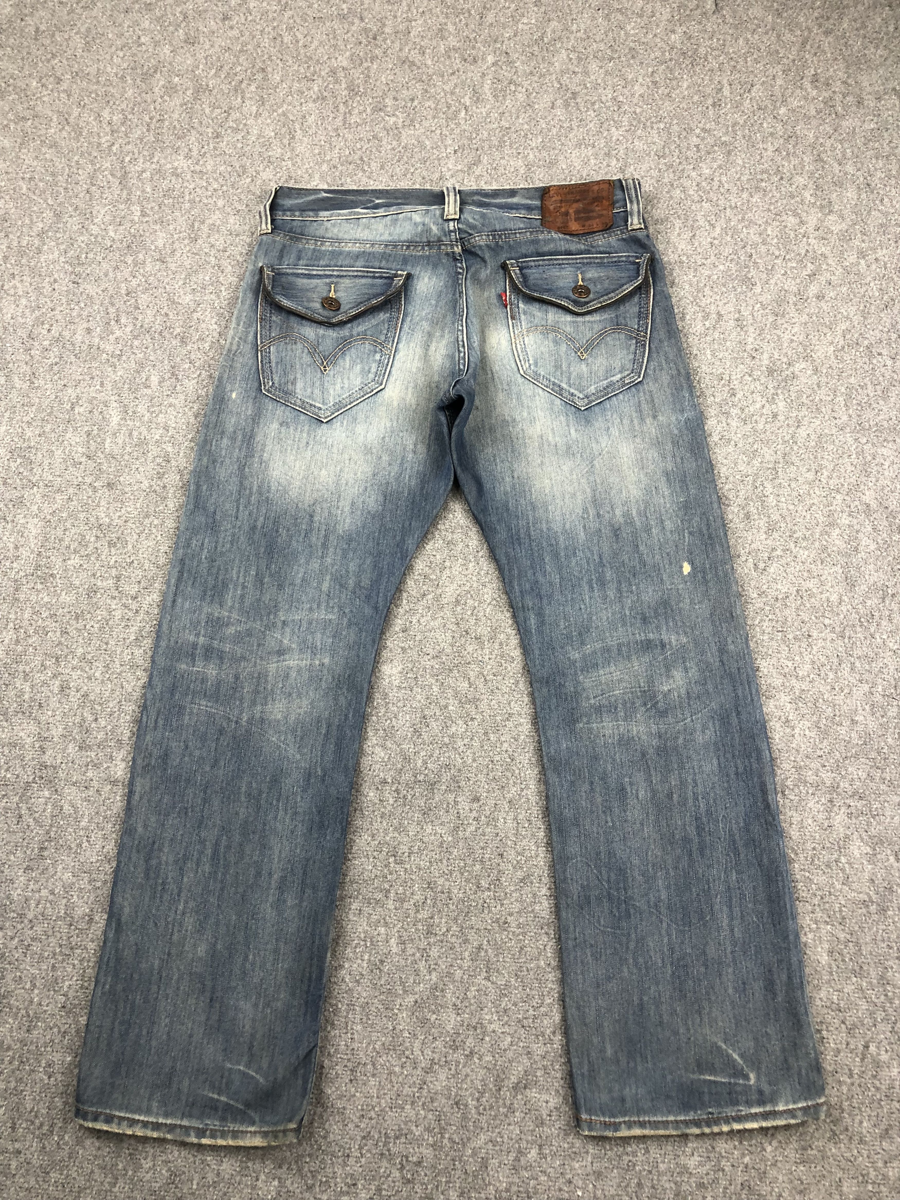 Levi's × Vintage Vintage Levis 514 Faded Blue Jeans Size US 34 / EU 50 - 3 Thumbnail