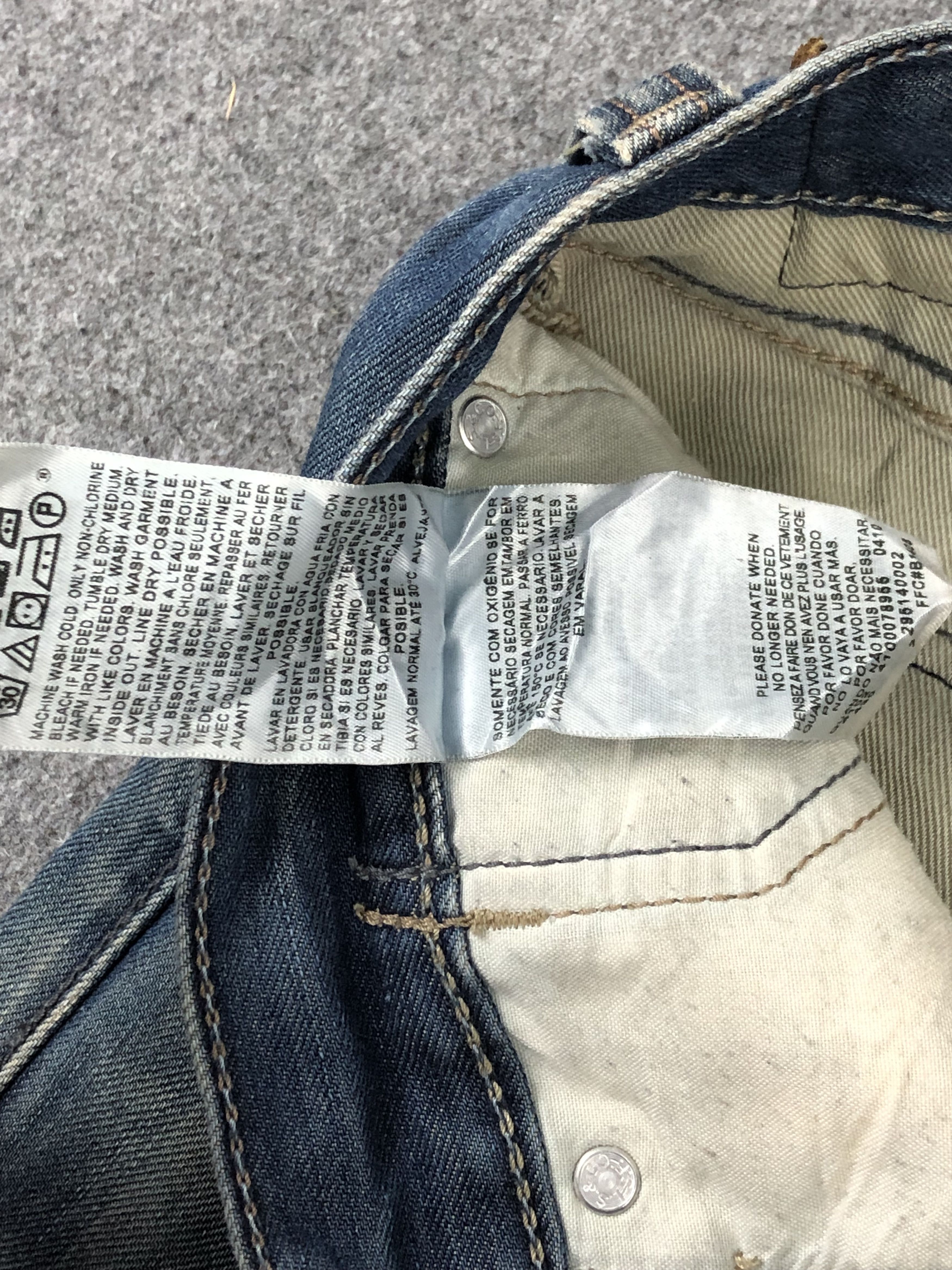 Levi's × Vintage Vintage Levis 514 Faded Blue Jeans Size US 34 / EU 50 - 8 Thumbnail
