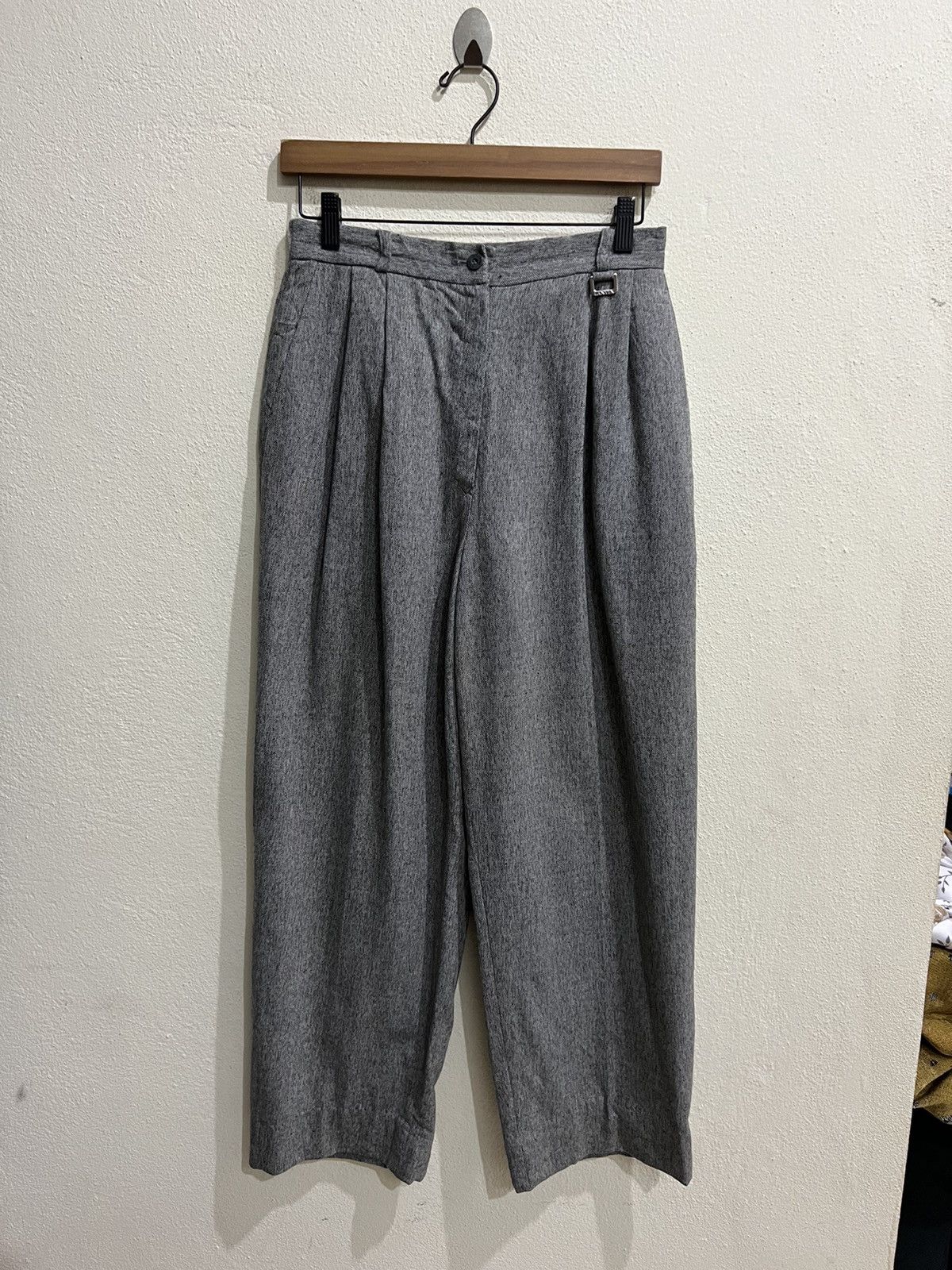 Lanvin Vintage Lanvin Golf Baggy Wool Pant Size US 28 / EU 44 - 2 Thumbnail