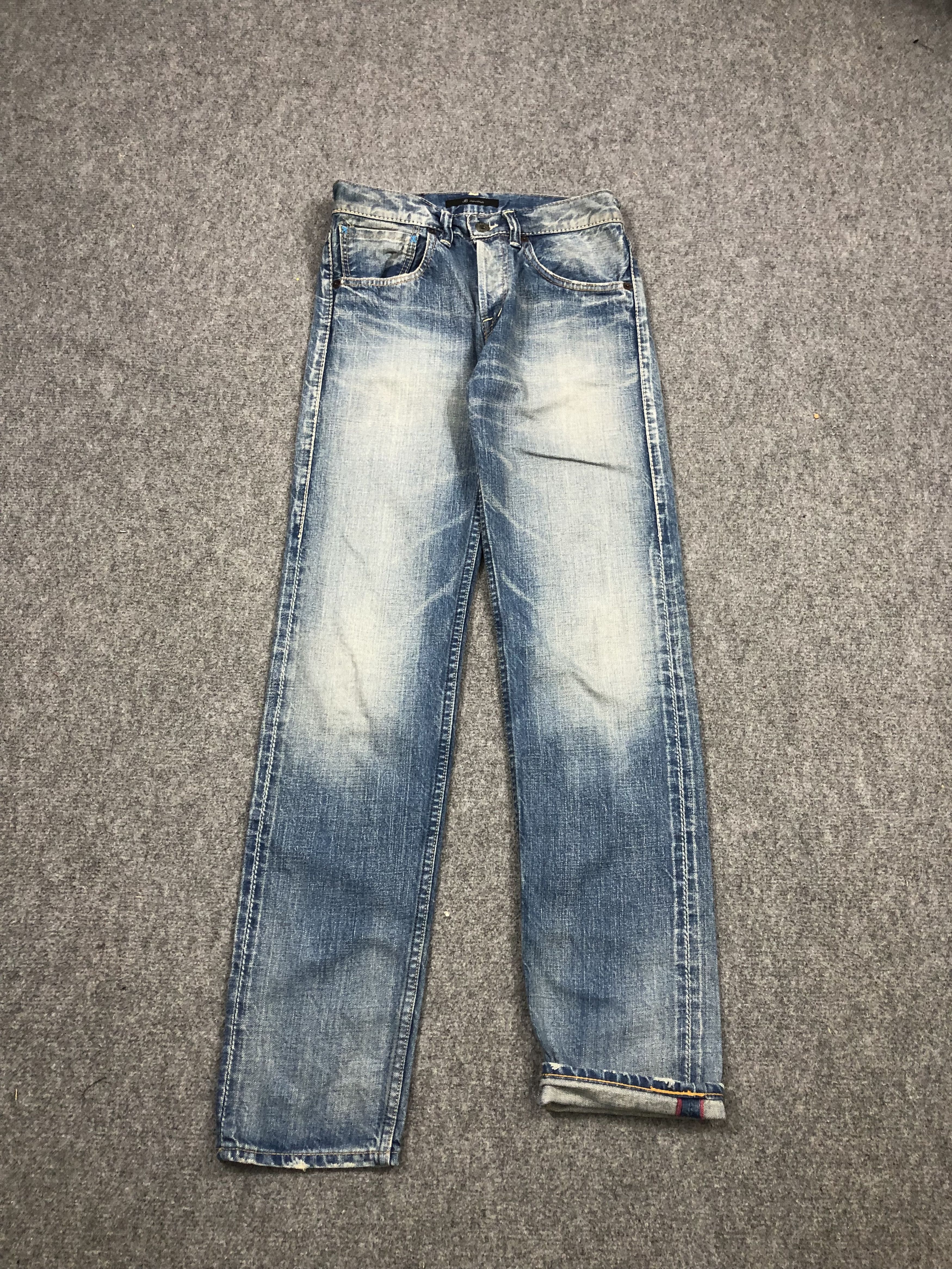 Vintage Japanese Brand Selvedge Light Wash Denim Jeans