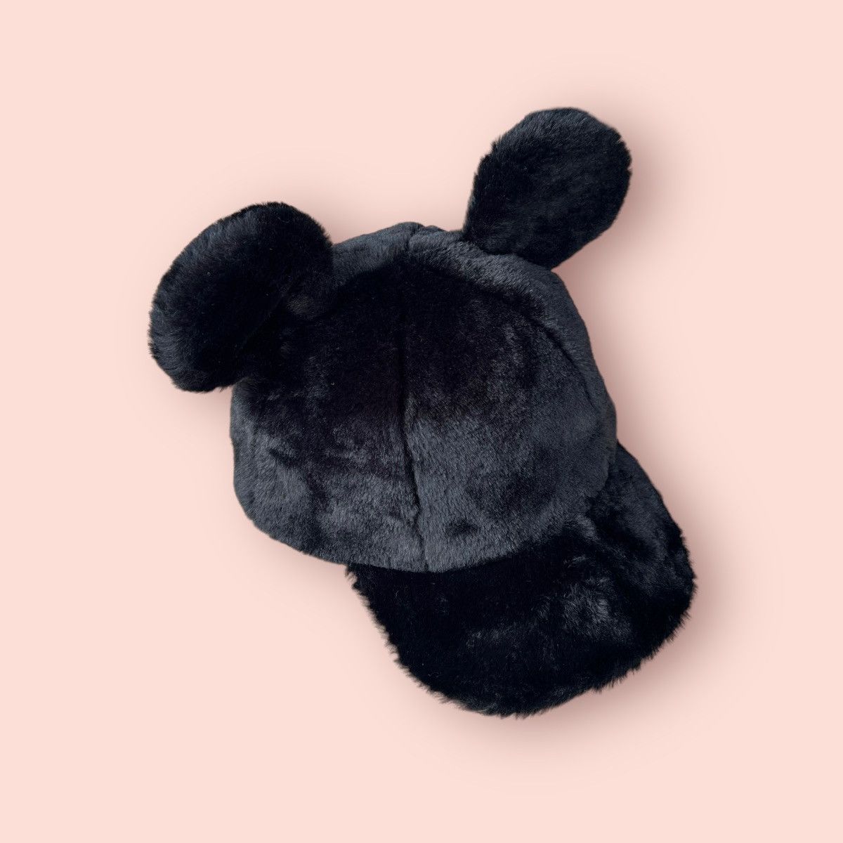 VINTAGE MICKEY EARS FLUFFY MOHAIR CAP