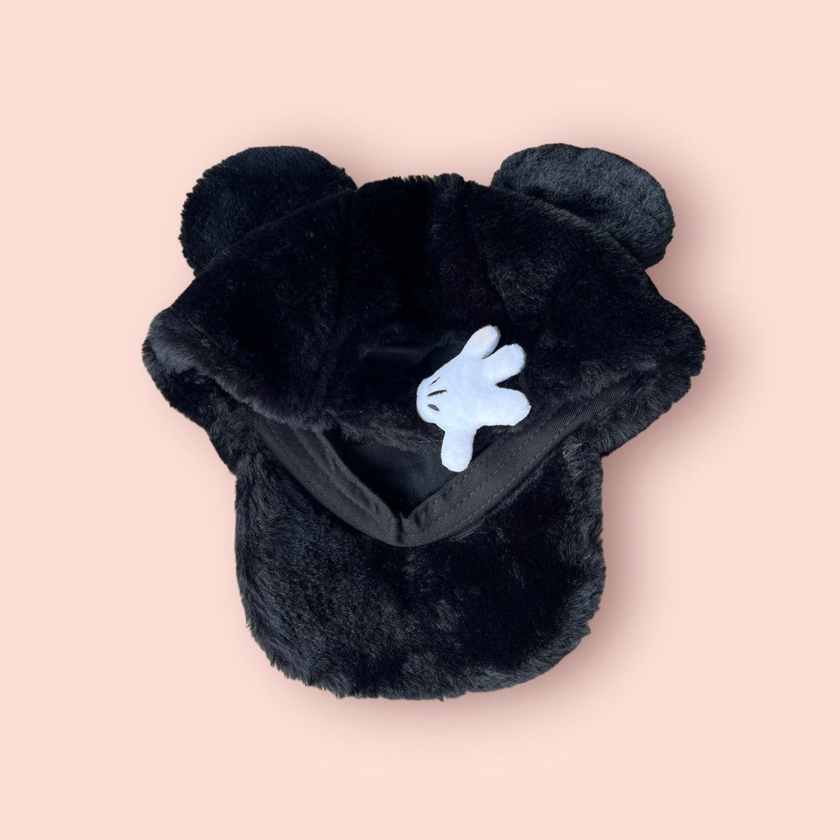 Disney × Japanese Brand × Mickey Mouse VINTAGE MICKEY EARS FLUFFY MOHAIR CAP Size ONE SIZE - 15 Thumbnail