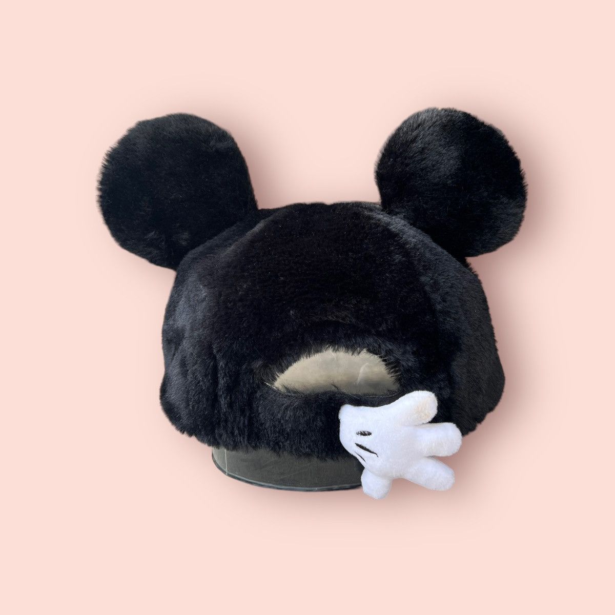 Disney × Japanese Brand × Mickey Mouse VINTAGE MICKEY EARS FLUFFY MOHAIR CAP Size ONE SIZE - 13 Thumbnail