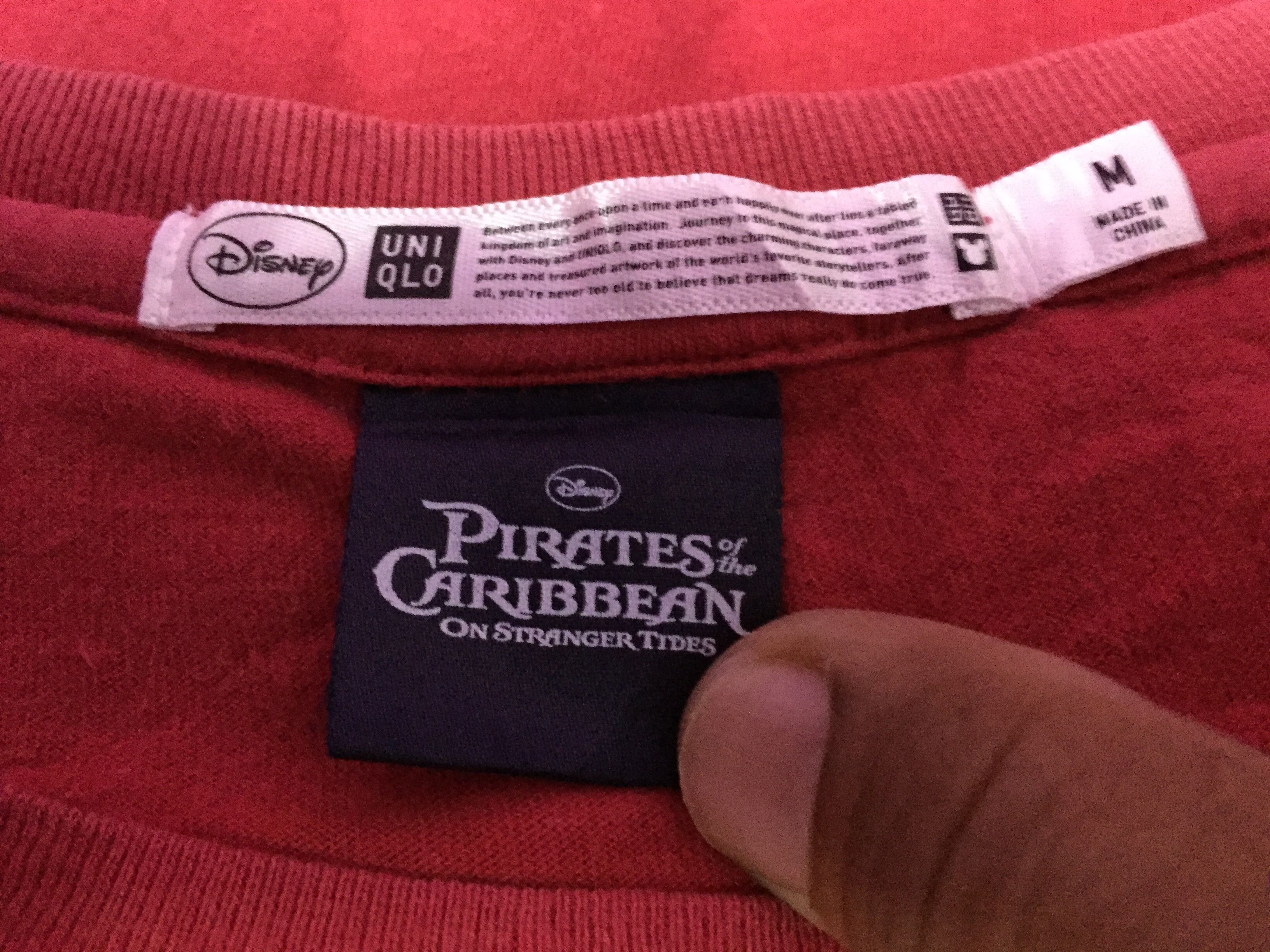 Disney Pirates Of The Caribbean T-Shirts Size M Size US M / EU 48-50 / 2 - 3 Thumbnail