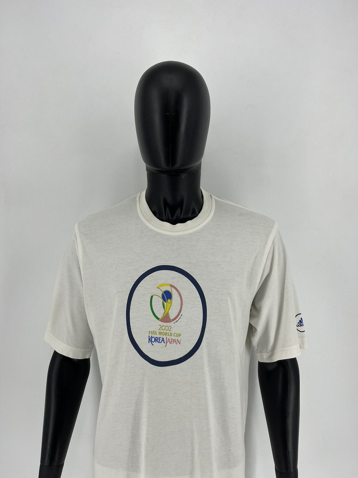 Adidas × Vintage Adidas 90s Vintage Fifa World Cup Korea Japan Tshirt Rare🔥 Size US L / EU 52-54 / 3 - 1 Thumbnail