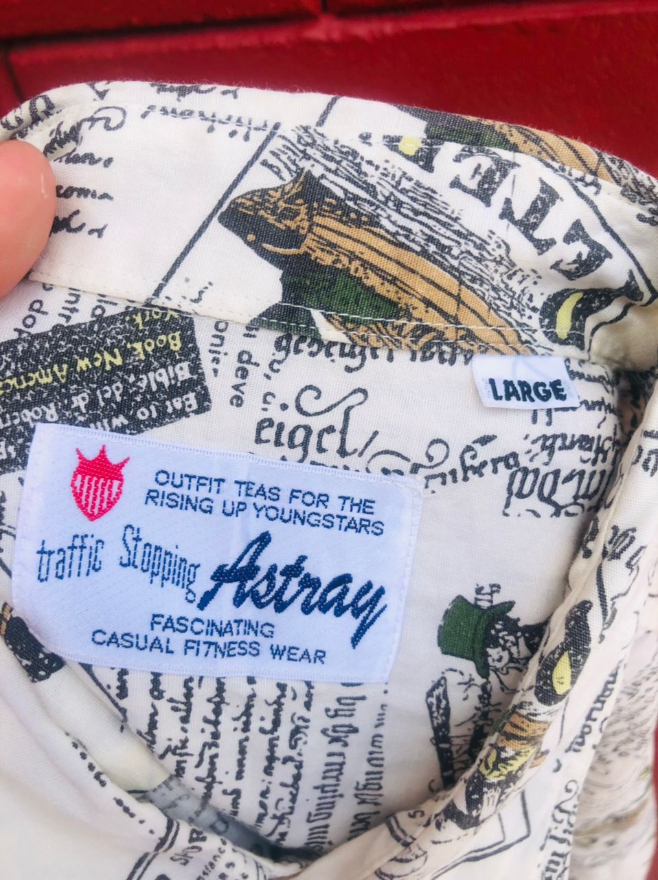 Designer × Japanese Brand Vintage Astray Japanese Designer Fashion Style Shirt Size US L / EU 52-54 / 3 - 11 Thumbnail