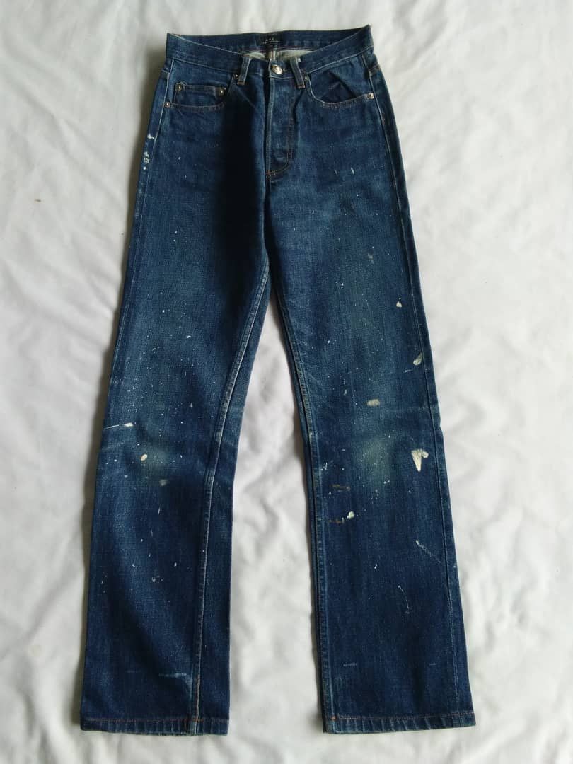 image of A P C x Vintage Selvedge Jeans Denim in Blue, Men's (Size 26)