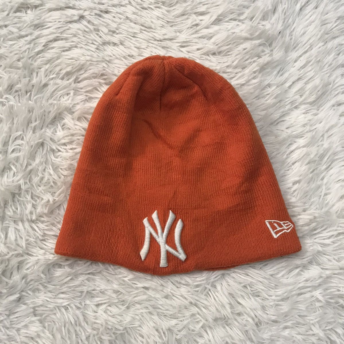 MLB NY New Era Logo Embroidery Snow Cap Hat Beanie Size ONE SIZE - 4 Thumbnail