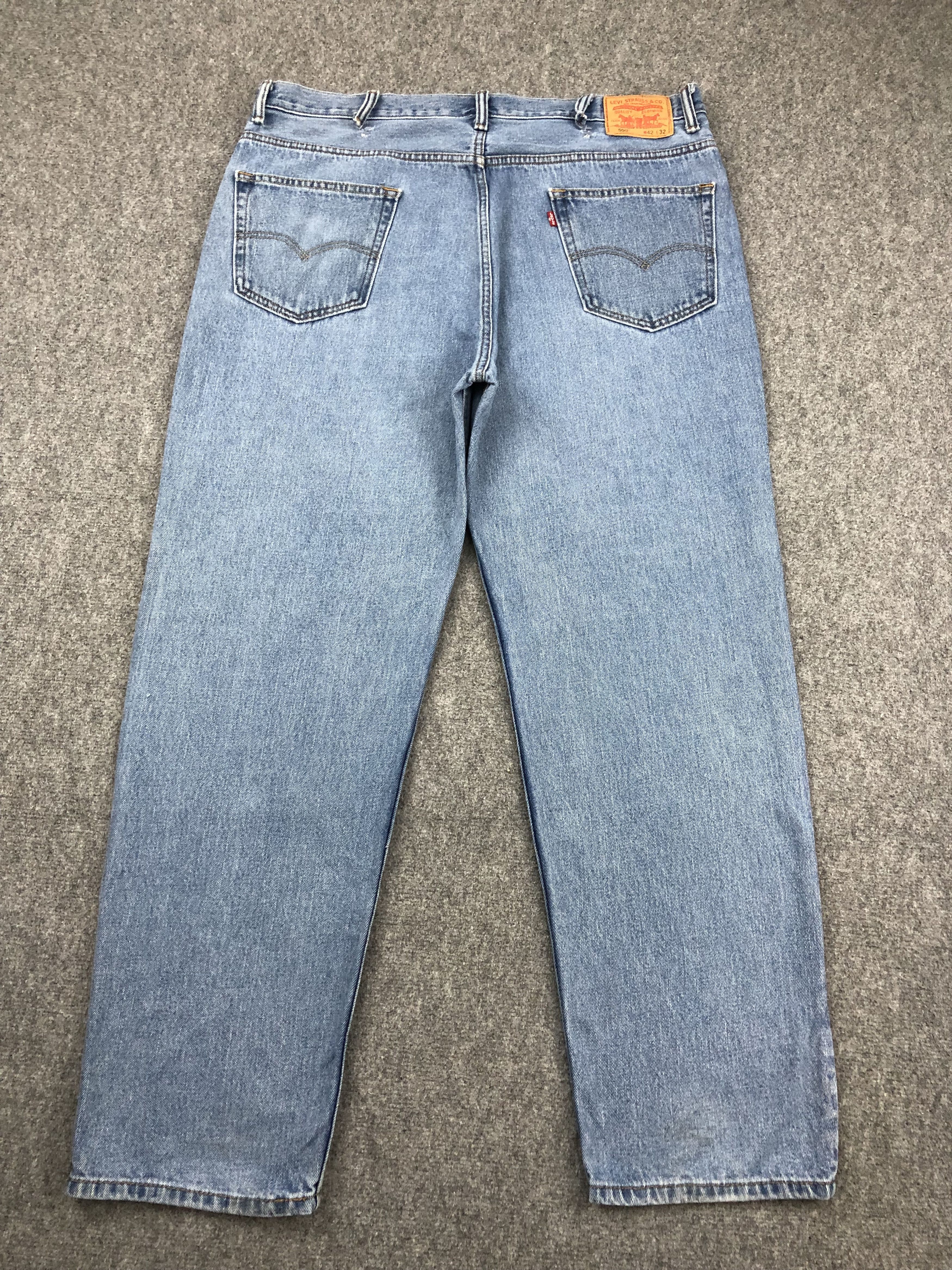 Levi's Vintage levis 550 Light Blue Jeans DP1490 Size US 43 - 3 Thumbnail