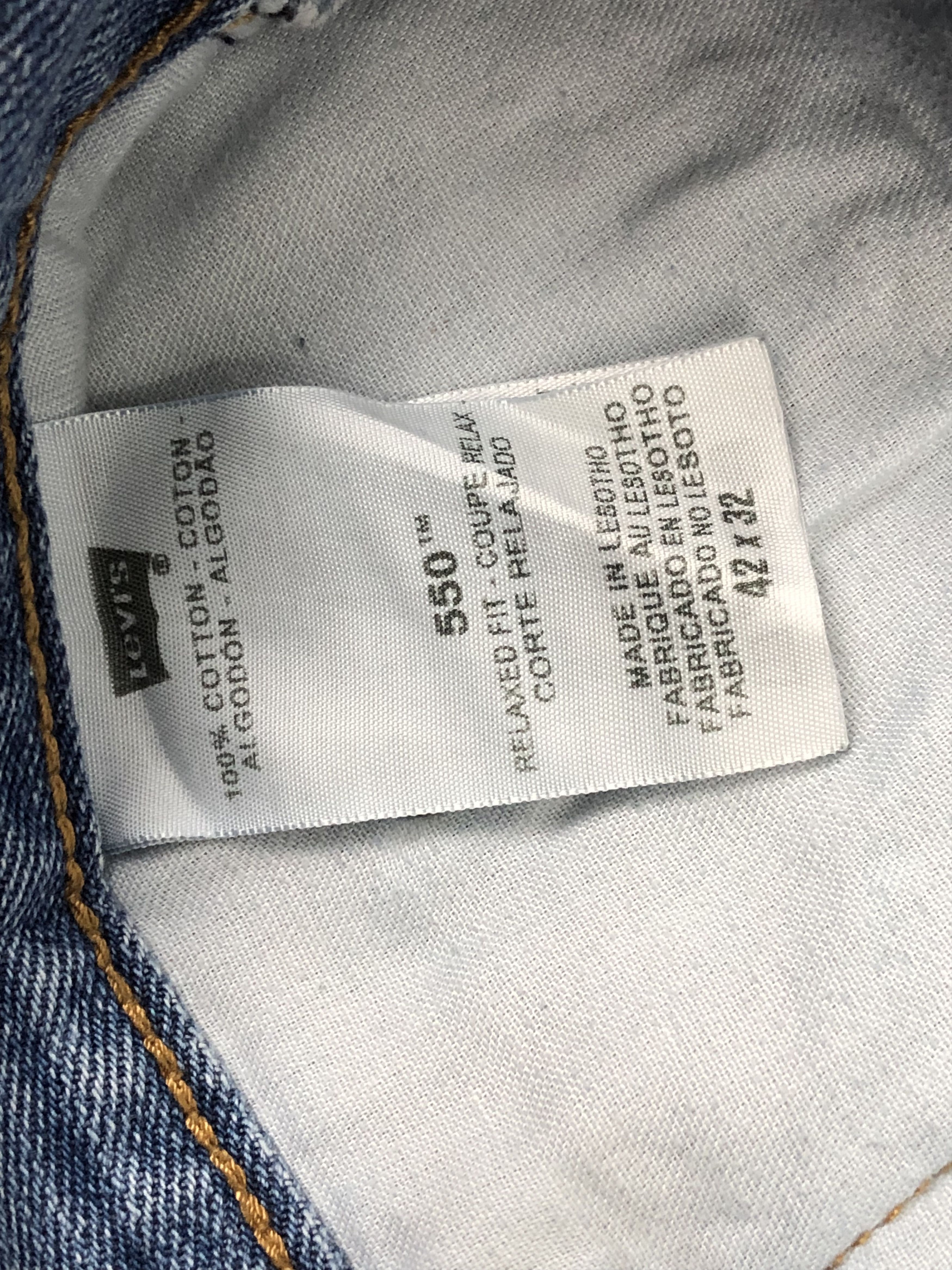 Levi's Vintage levis 550 Light Blue Jeans DP1490 Size US 43 - 7 Thumbnail