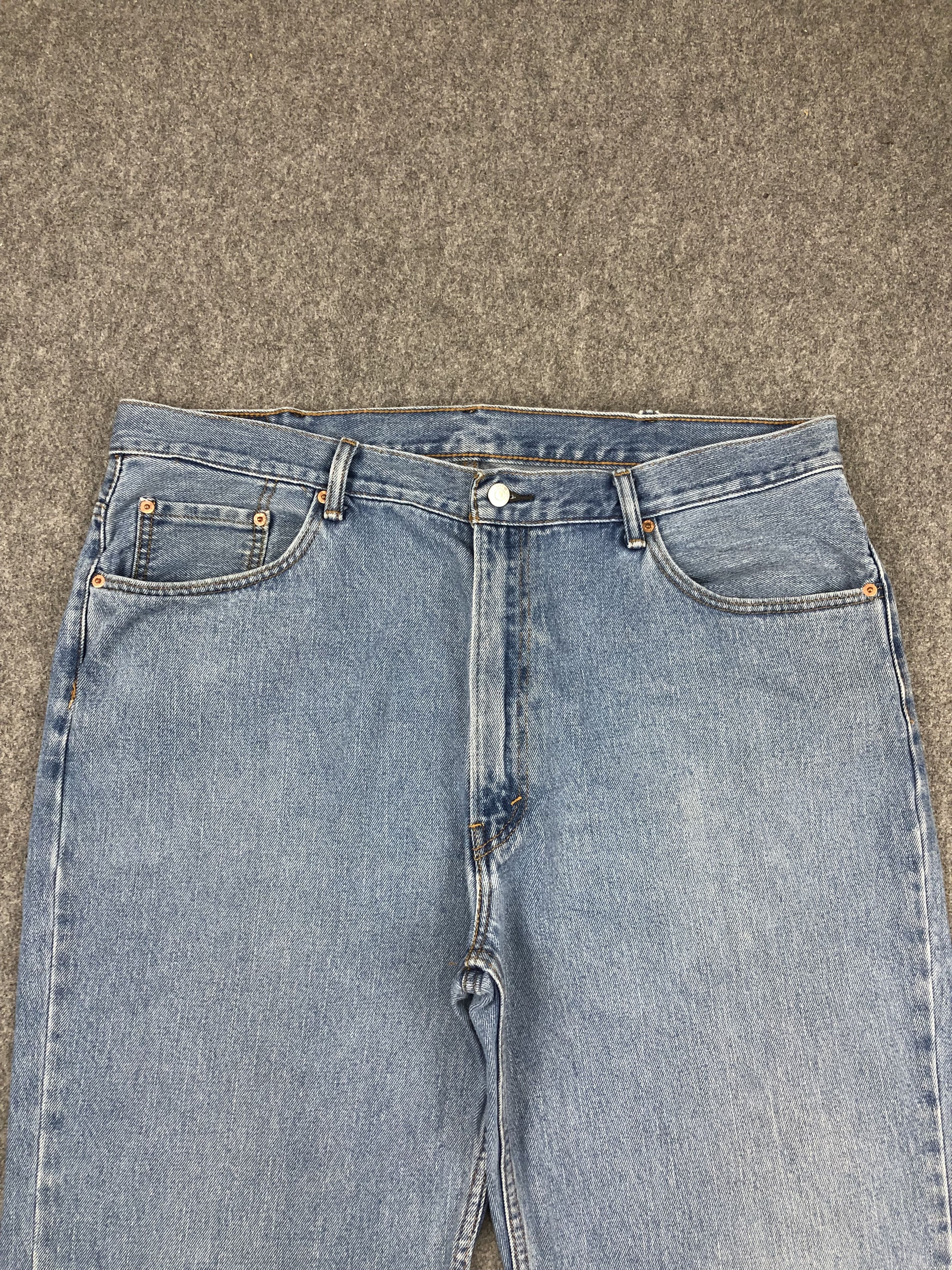 Levi's Vintage levis 550 Light Blue Jeans DP1490 Size US 43 - 2 Thumbnail