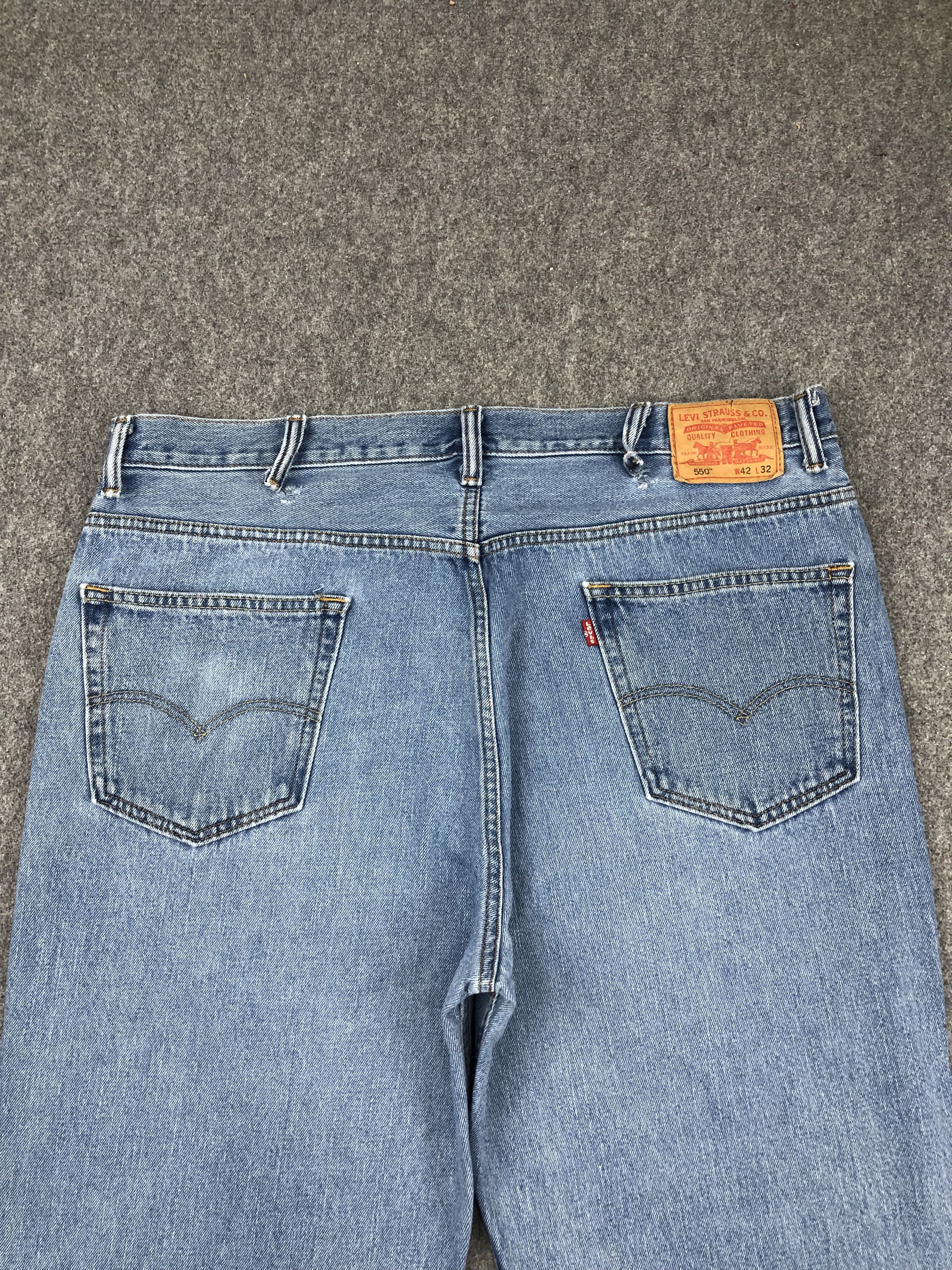 Levi's Vintage levis 550 Light Blue Jeans DP1490 Size US 43 - 4 Thumbnail