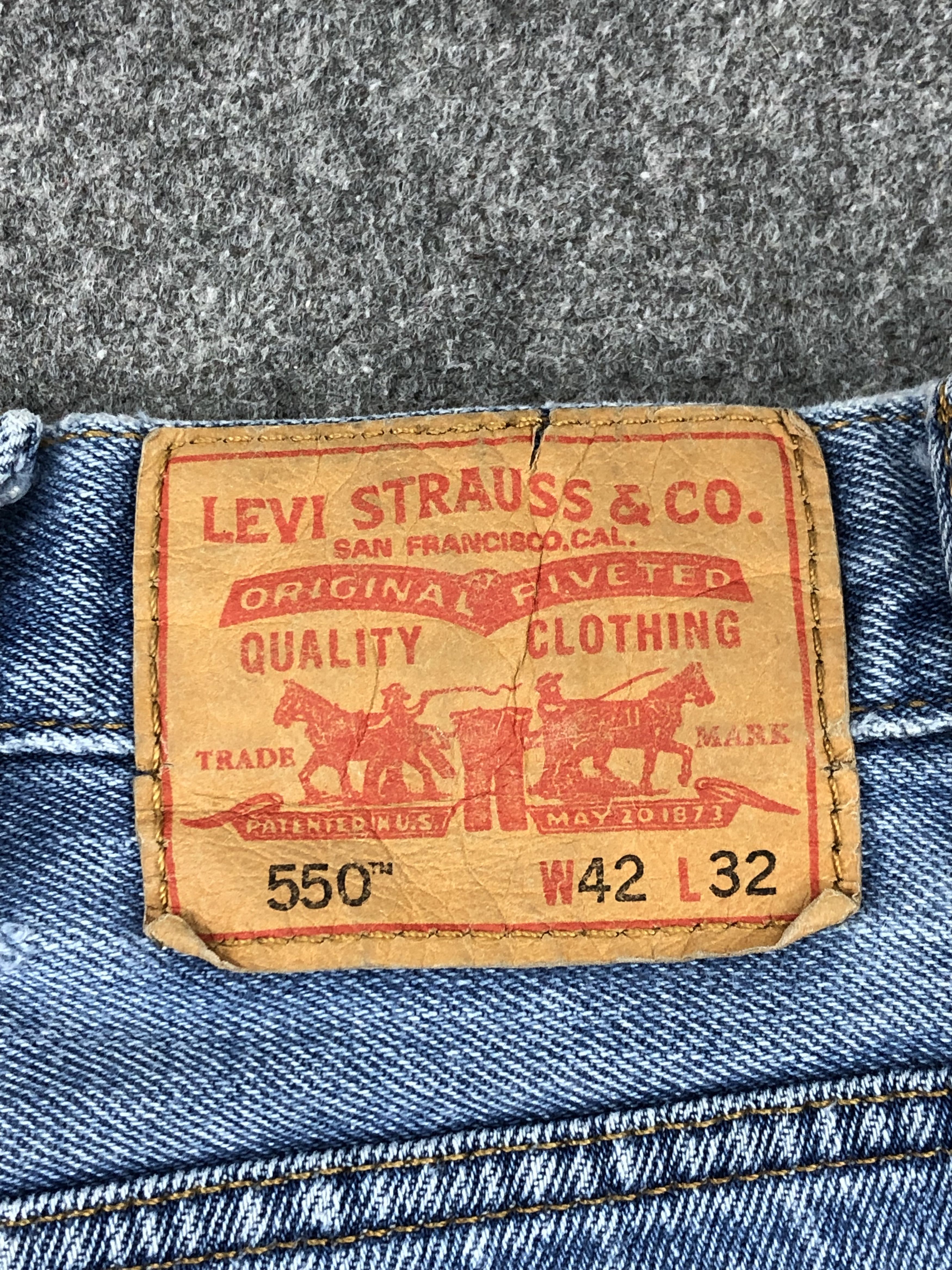 Levi's Vintage levis 550 Light Blue Jeans DP1490 Size US 43 - 5 Thumbnail