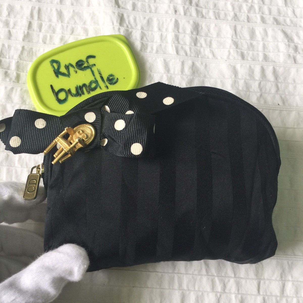 Christian dior coin purse wallet