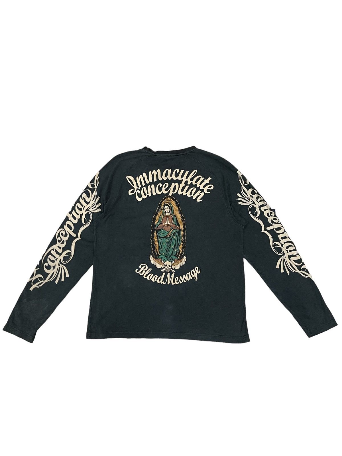 Vintage Blood Message Immaculate Conception Big Print