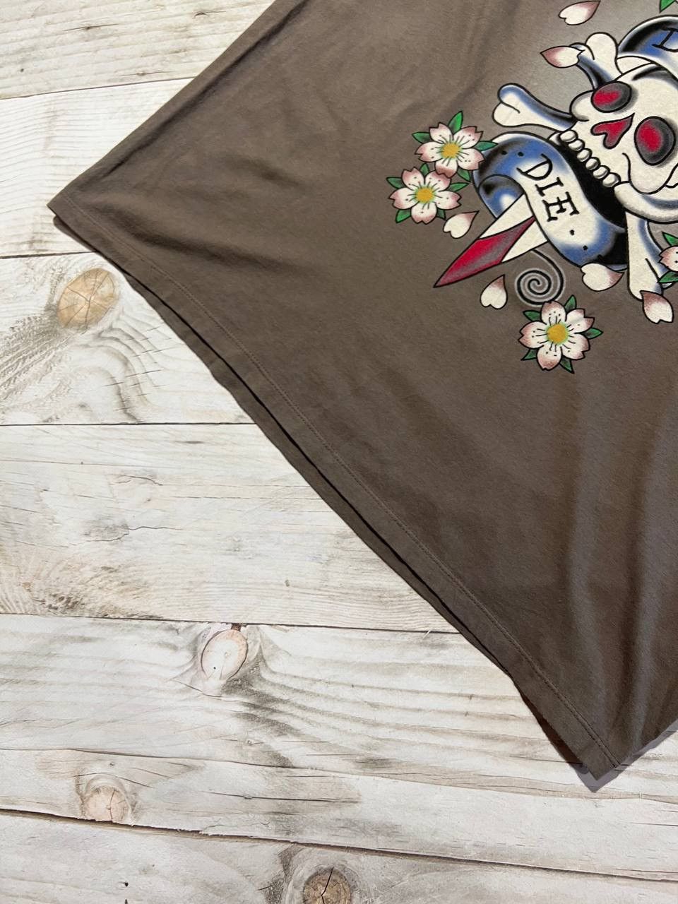 Ed Hardy Vintage Ed Hardy By Christian Audigier T-Shirt Japan Y2K Size US XXL / EU 58 / 5 - 3 Thumbnail