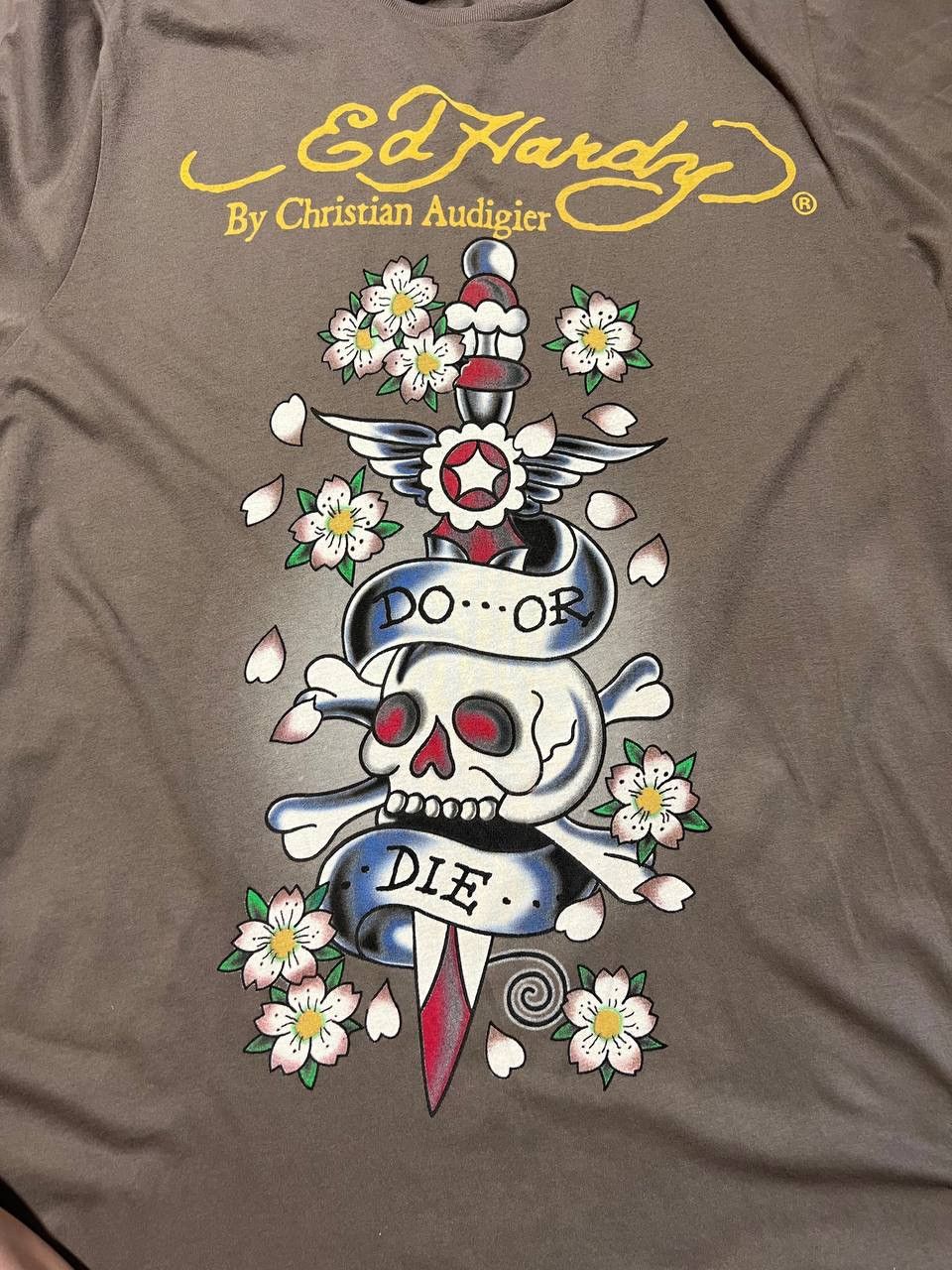 Ed Hardy Vintage Ed Hardy By Christian Audigier T-Shirt Japan Y2K Size US XXL / EU 58 / 5 - 9 Thumbnail