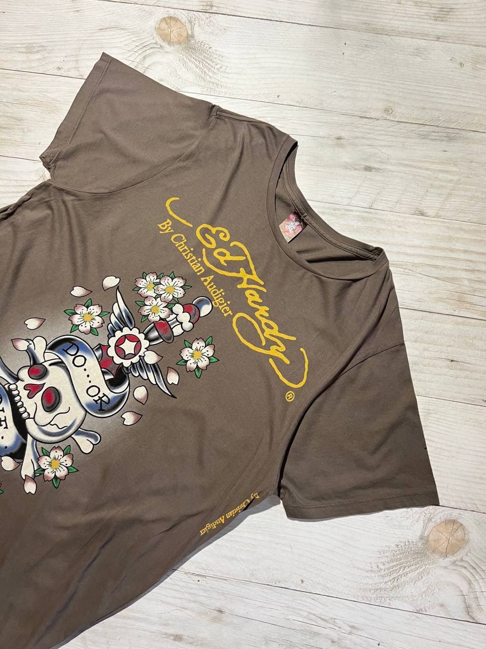 Ed Hardy Vintage Ed Hardy By Christian Audigier T-Shirt Japan Y2K Size US XXL / EU 58 / 5 - 2 Thumbnail