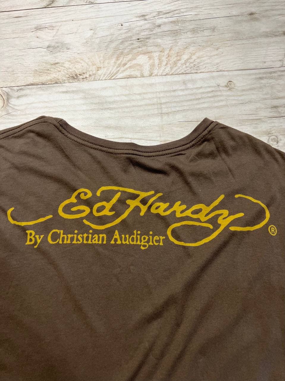 Ed Hardy Vintage Ed Hardy By Christian Audigier T-Shirt Japan Y2K Size US XXL / EU 58 / 5 - 12 Thumbnail