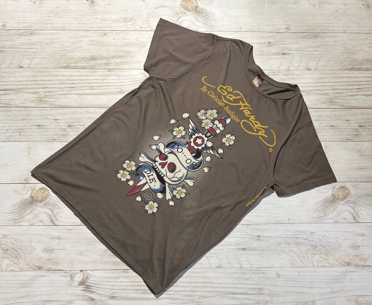 Ed Hardy Vintage Ed Hardy By Christian Audigier T-Shirt Japan Y2K Size US XXL / EU 58 / 5 - 1 Thumbnail