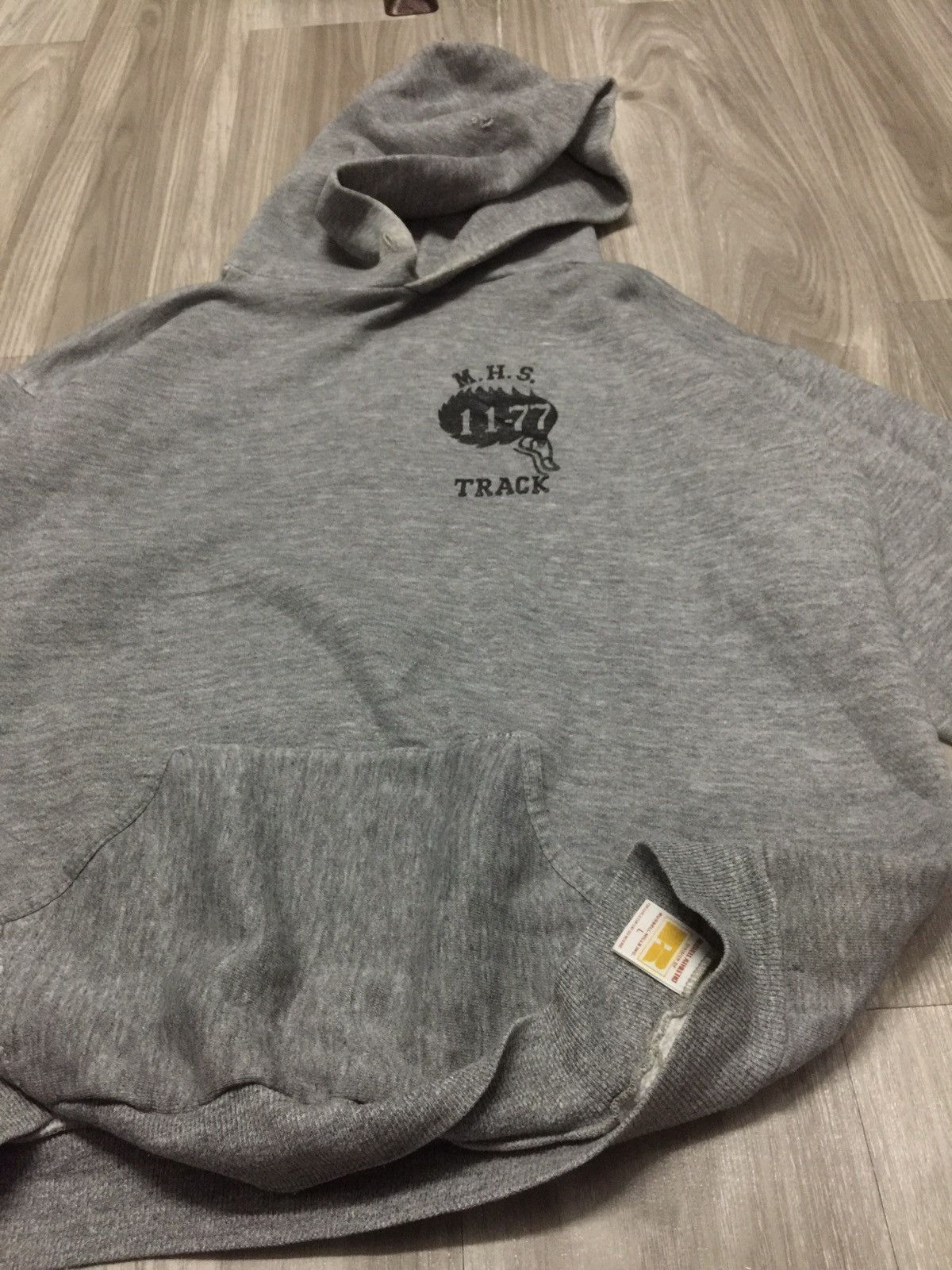 Russell Athletic Vintage Russell Athletics Tri Blend Hoodie Size US L / EU 52-54 / 3 - 8 Thumbnail