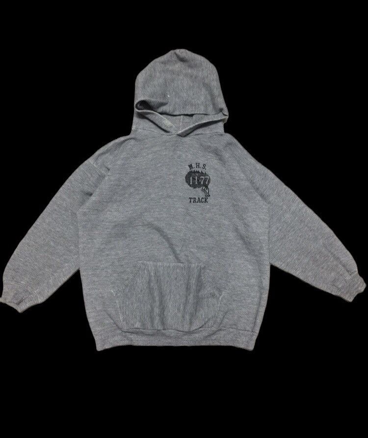 Russell Athletic Vintage Russell Athletics Tri Blend Hoodie Size US L / EU 52-54 / 3 - 1 Thumbnail
