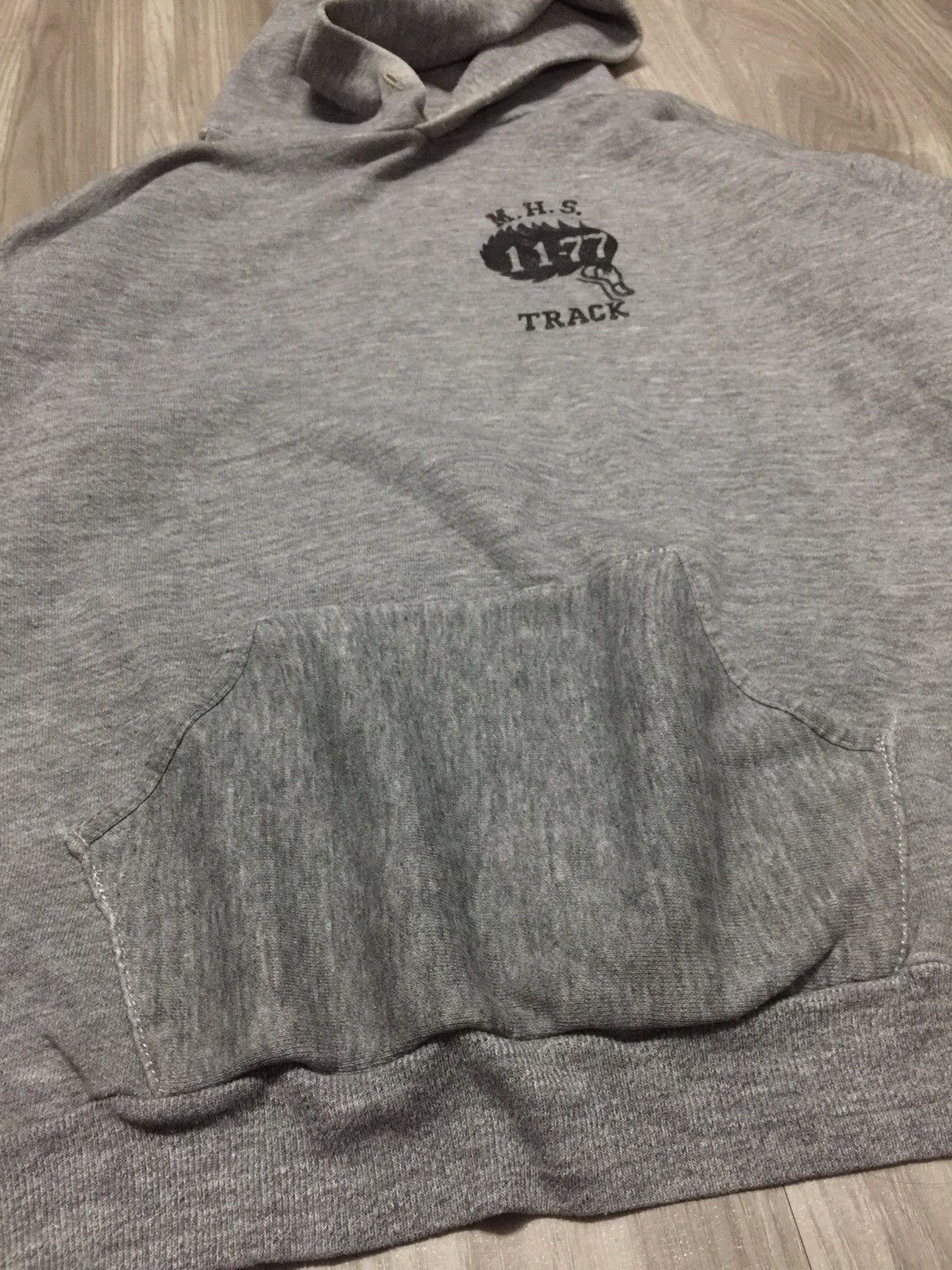 Russell Athletic Vintage Russell Athletics Tri Blend Hoodie Size US L / EU 52-54 / 3 - 14 Thumbnail