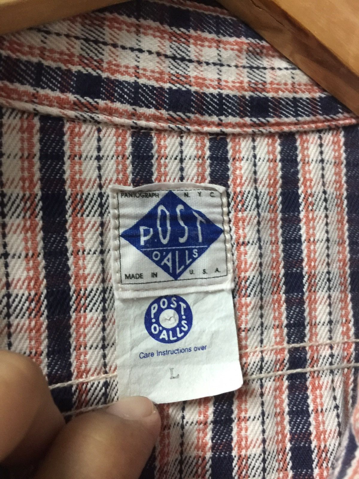 Post Overalls Post Overall Medium Hard L/sleeve Shirt Size US L / EU 52-54 / 3 - 7 Thumbnail