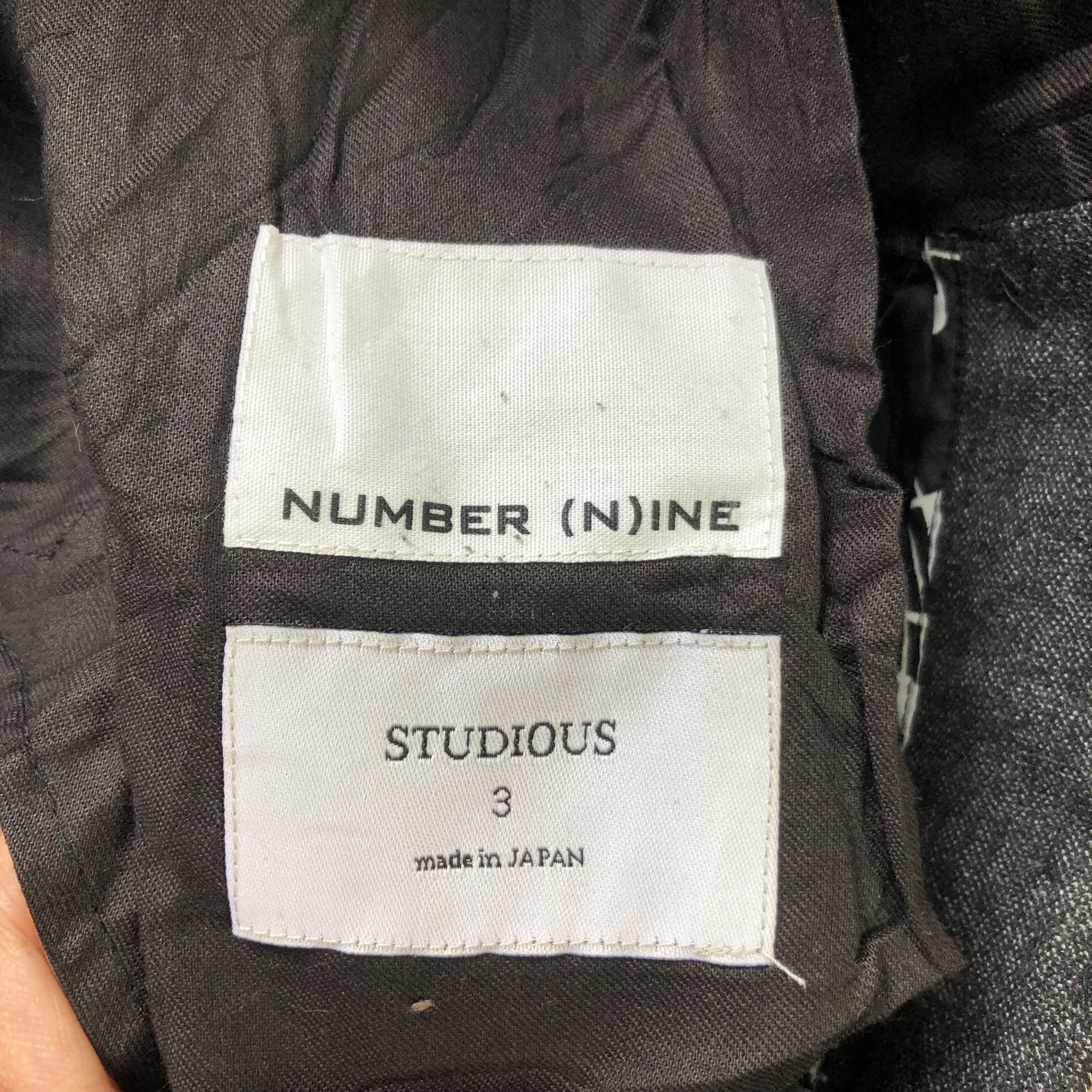 Number (N)ine NUMBER NINE X STUDIOUS MUSIC NOTE TROUSERS / PANTS #5510-194 Size US 33 - 7 Thumbnail