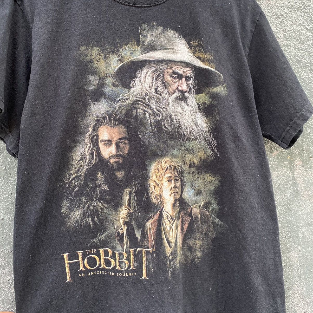 Vintage Vintage Faded Y2K The Hobbit An Unexpected Journey Movie Tee Size US M / EU 48-50 / 2 - 2 Thumbnail